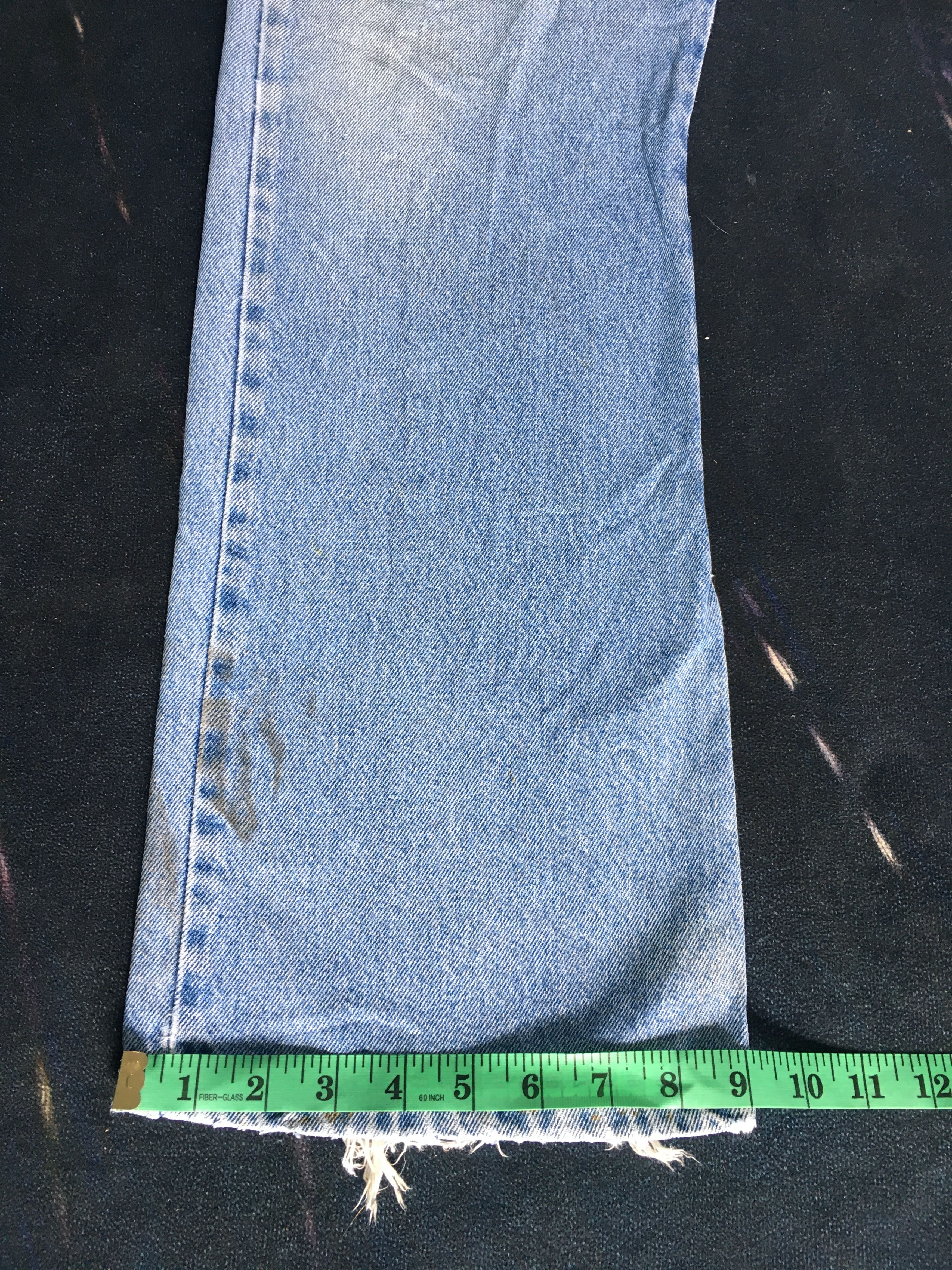 Levi's × Levi's Vintage Clothing Ripped Levis 517 Jeans Bootcut Flare-90s Size US 36 / EU 52 - 6 Thumbnail