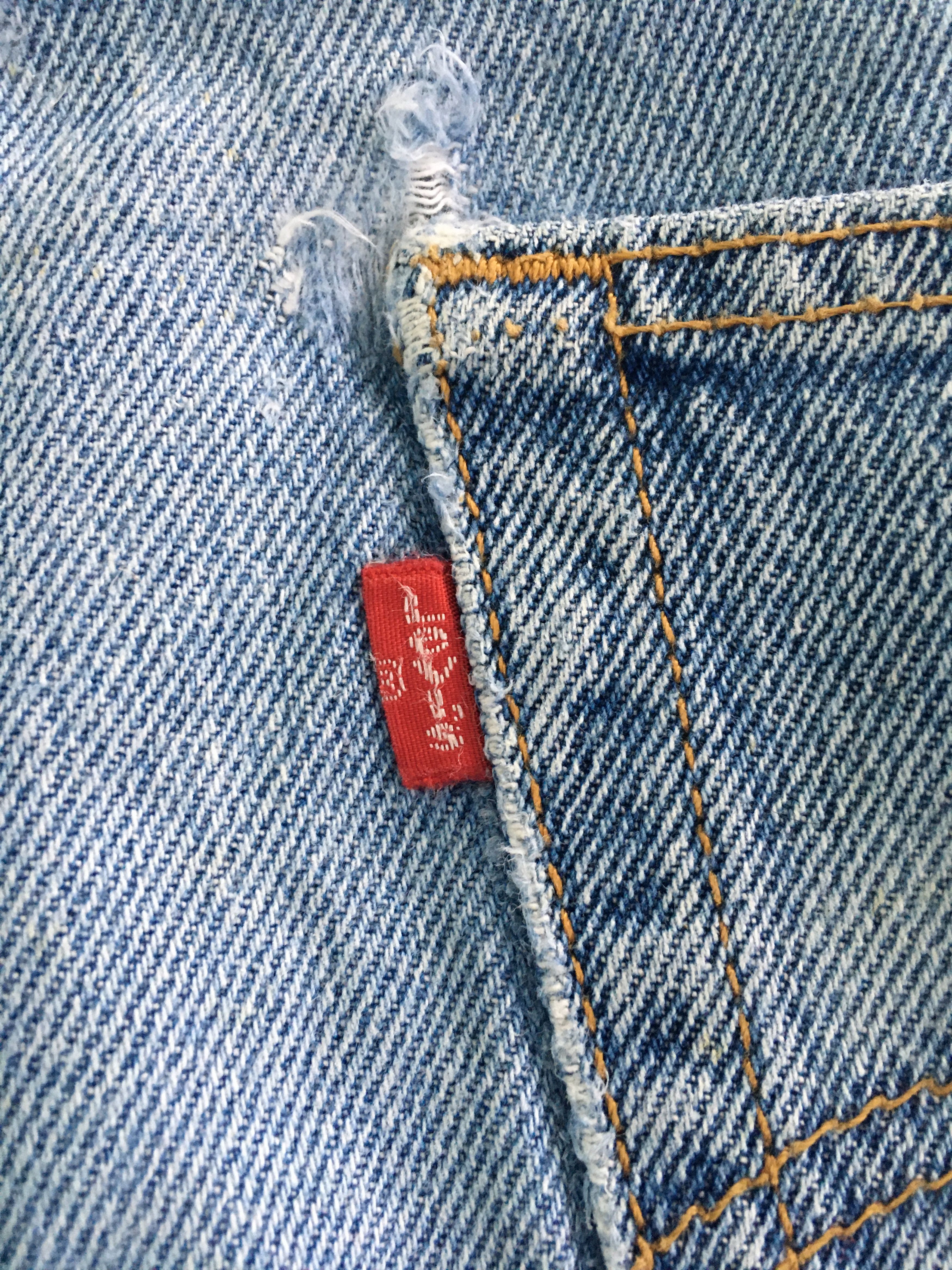 Levi's × Levi's Vintage Clothing Ripped Levis 517 Jeans Bootcut Flare-90s Size US 36 / EU 52 - 11 Thumbnail