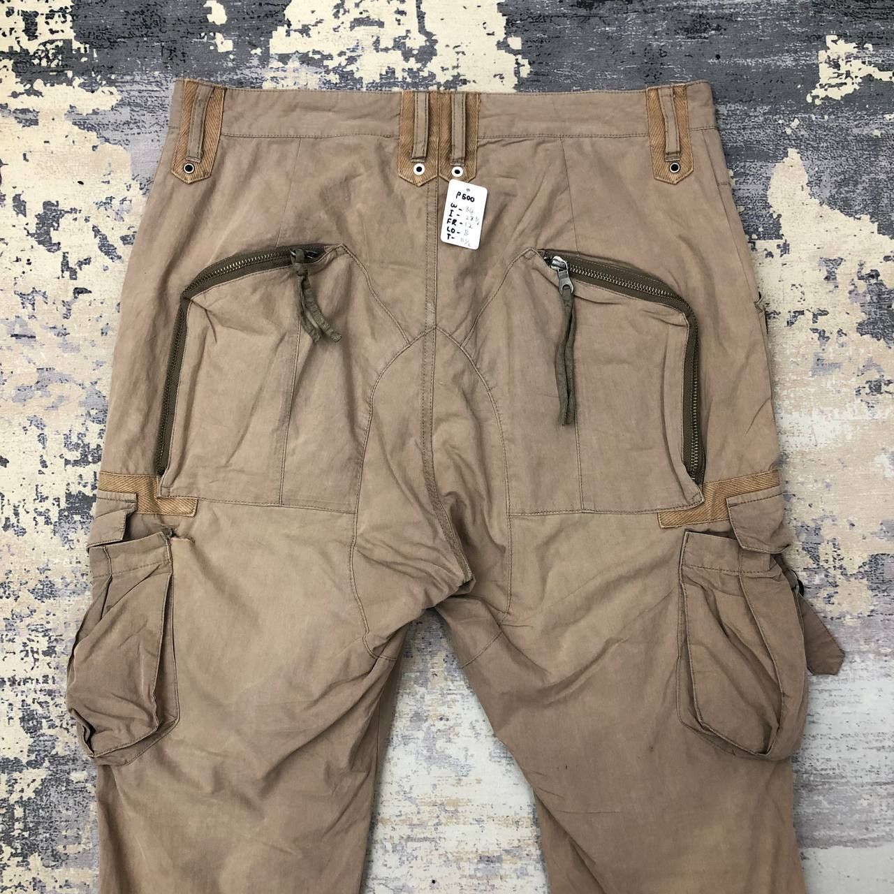 PPFM P500 RARE PPFM SLIMFIT TACTICAL CARGO PANTS Size US 34 / EU 50 - 4 Thumbnail