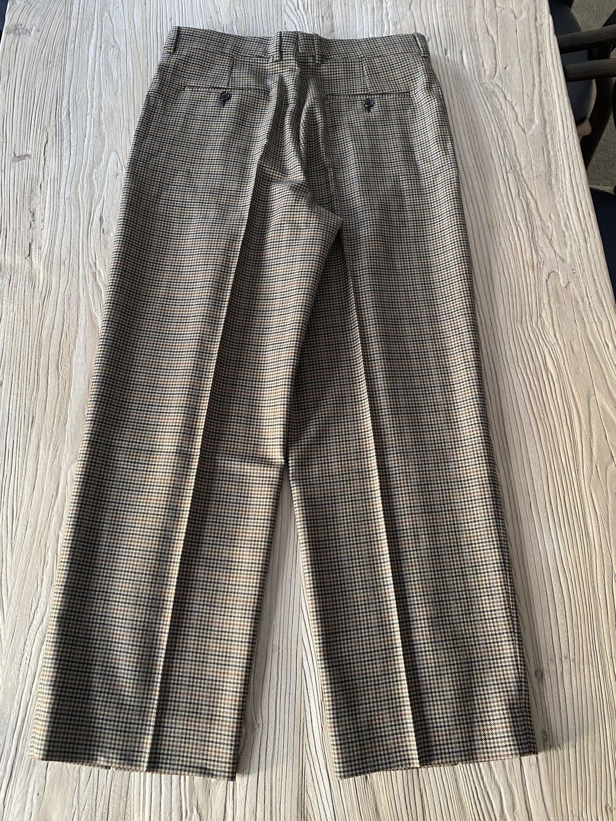 Celine × Hedi Slimane SS21 Runway Houndstooth Skate Pants Size US 32 / EU 48 - 4 Thumbnail