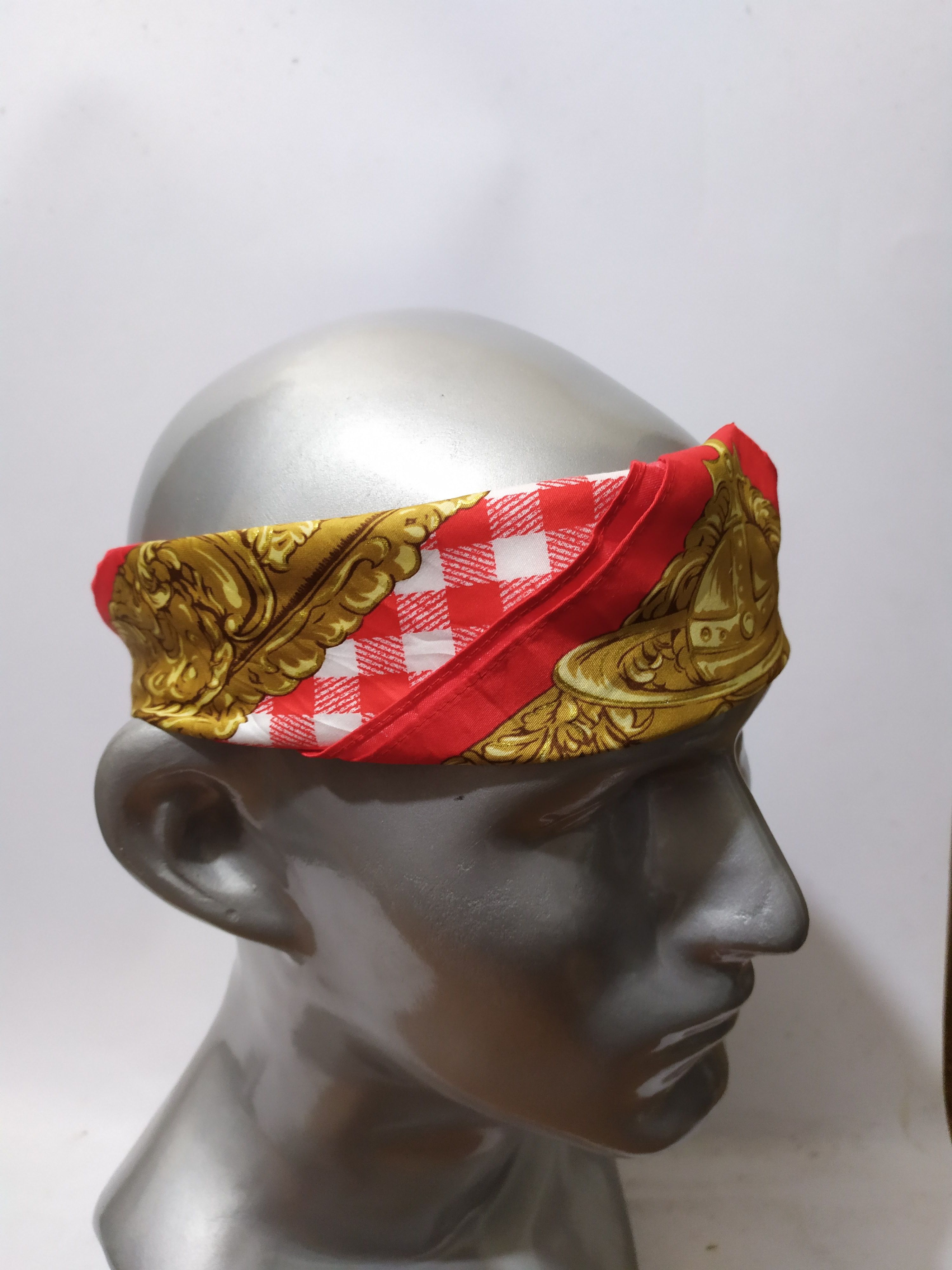Vivienne Westwood 🔥Vivienne Westwood Handkerchief Bandana Masked Big Orb Logo Size ONE SIZE - 3 Thumbnail