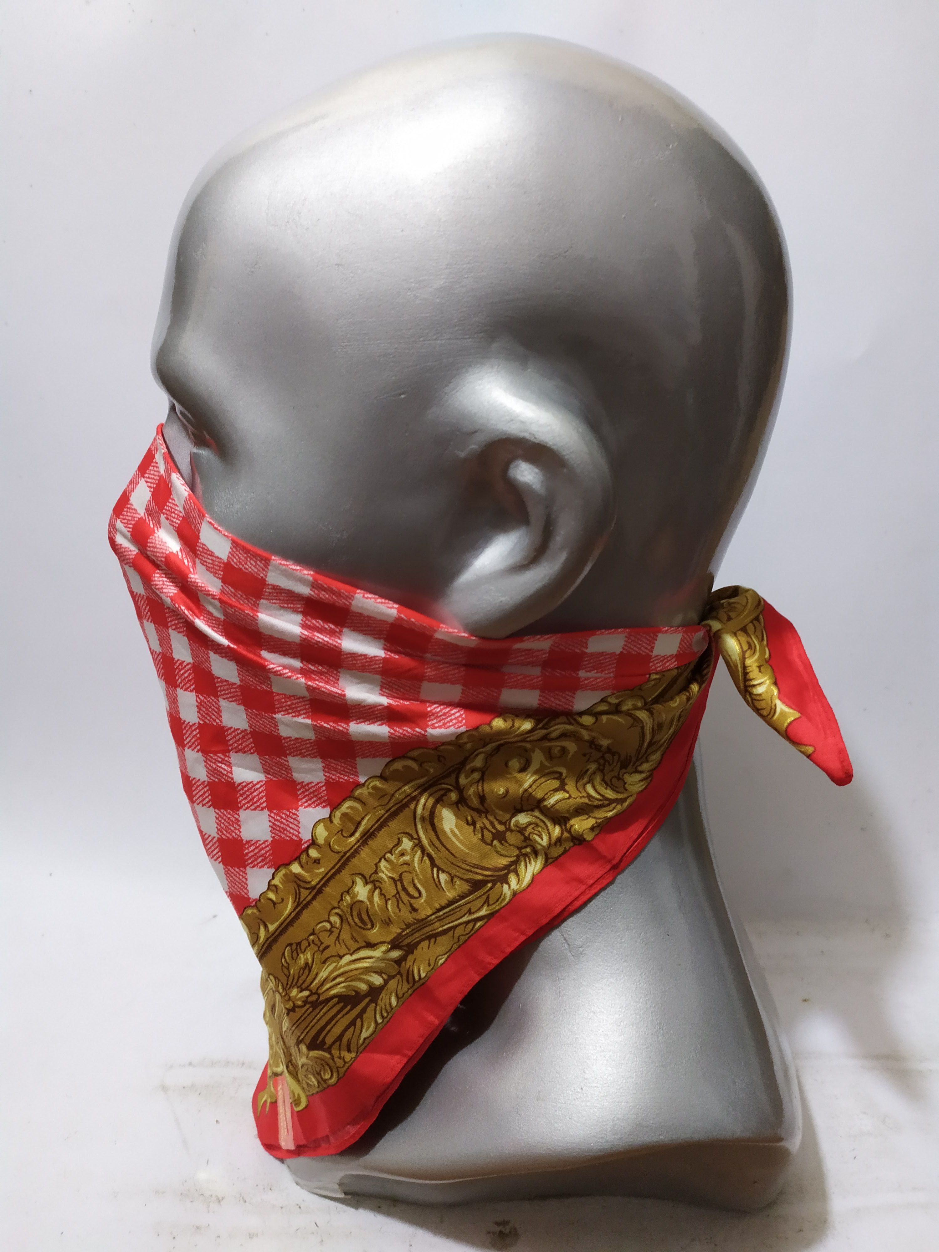 Vivienne Westwood 🔥Vivienne Westwood Handkerchief Bandana Masked Big Orb Logo Size ONE SIZE - 7 Thumbnail