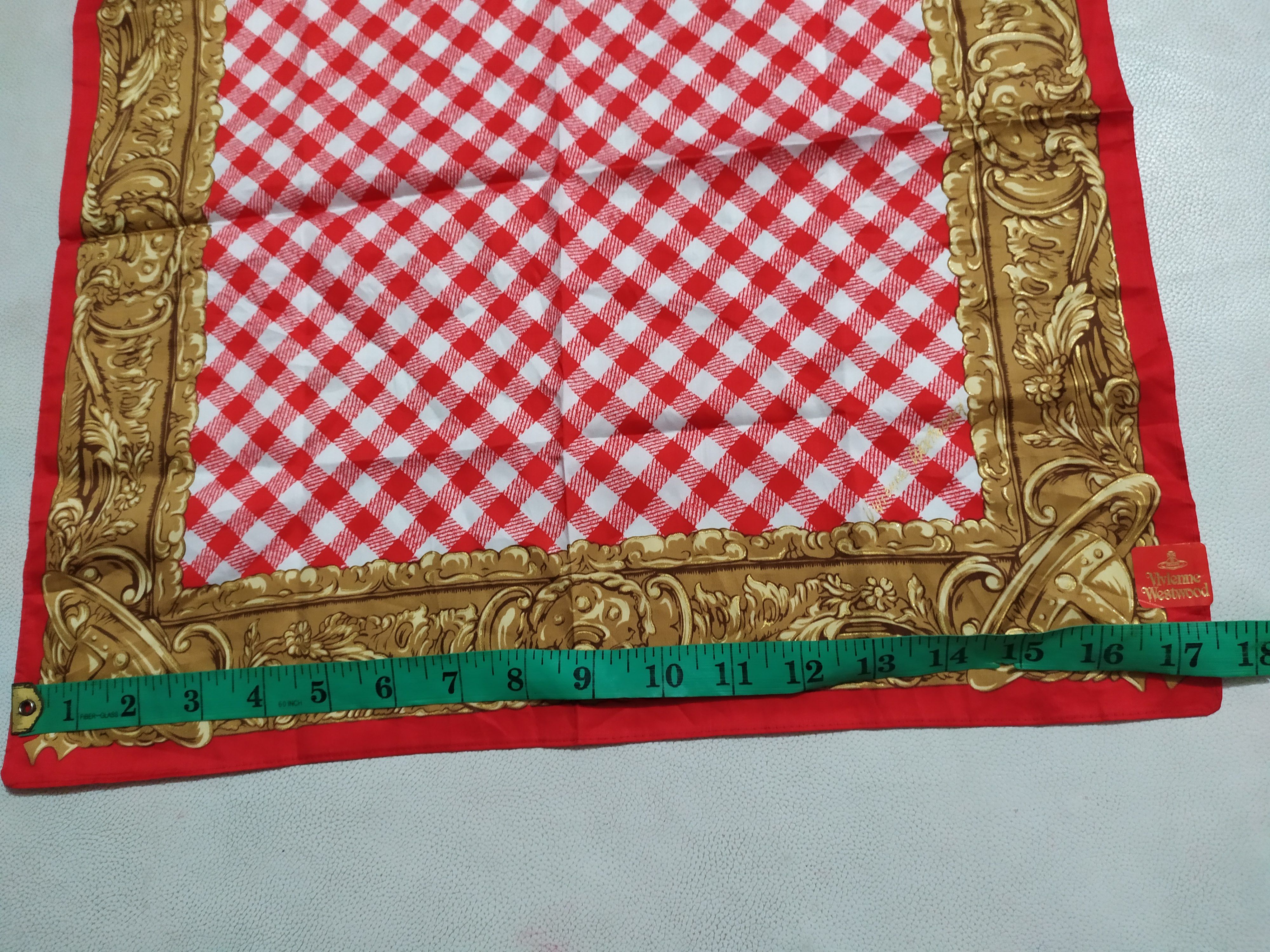 Vivienne Westwood 🔥Vivienne Westwood Handkerchief Bandana Masked Big Orb Logo Size ONE SIZE - 15 Thumbnail