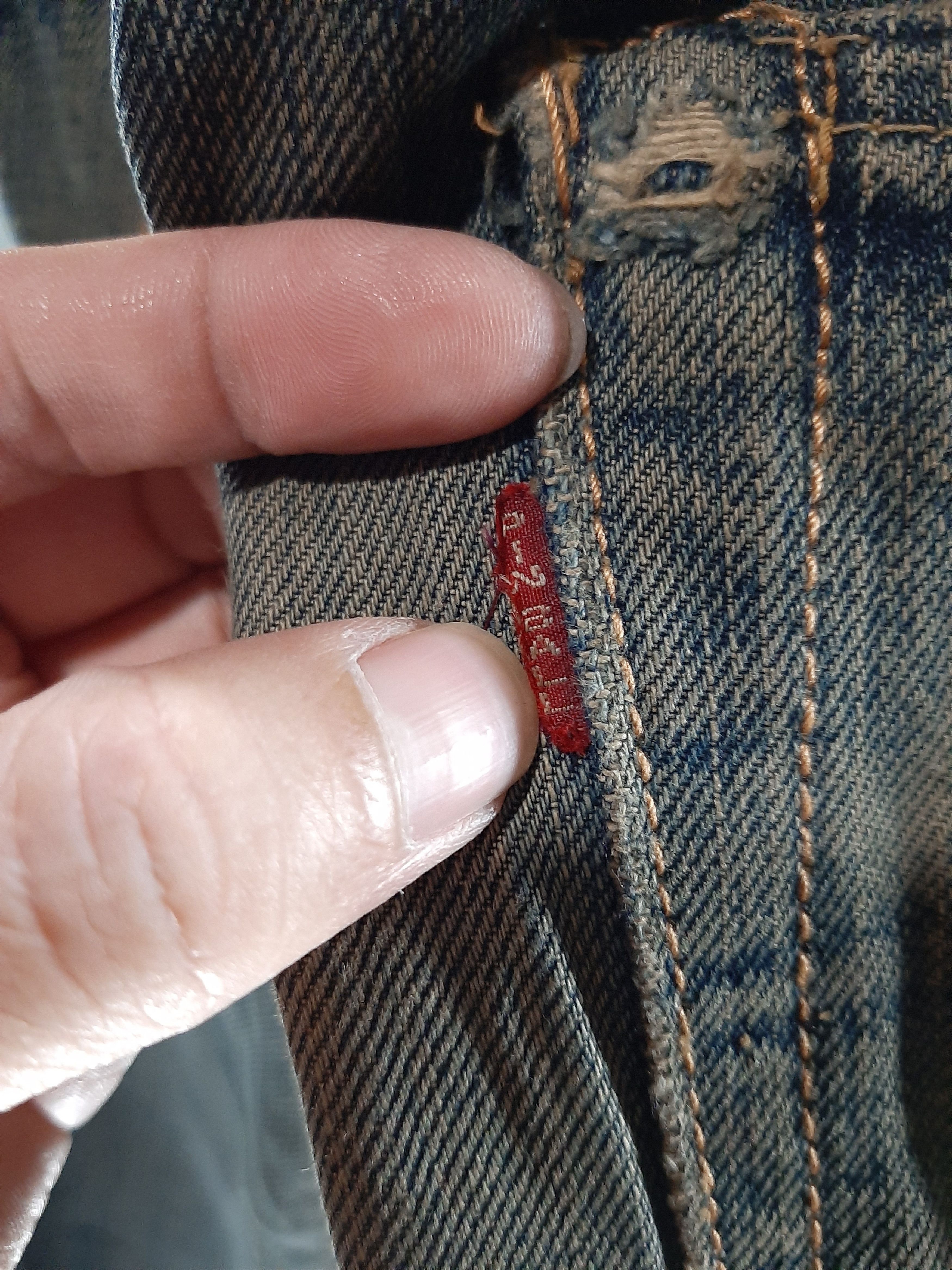 Japanese Brand × Salvage RUSTY PINBALL JAPAN SELVEDGE DISTRESSED DENIM Size US 31 - 13 Thumbnail