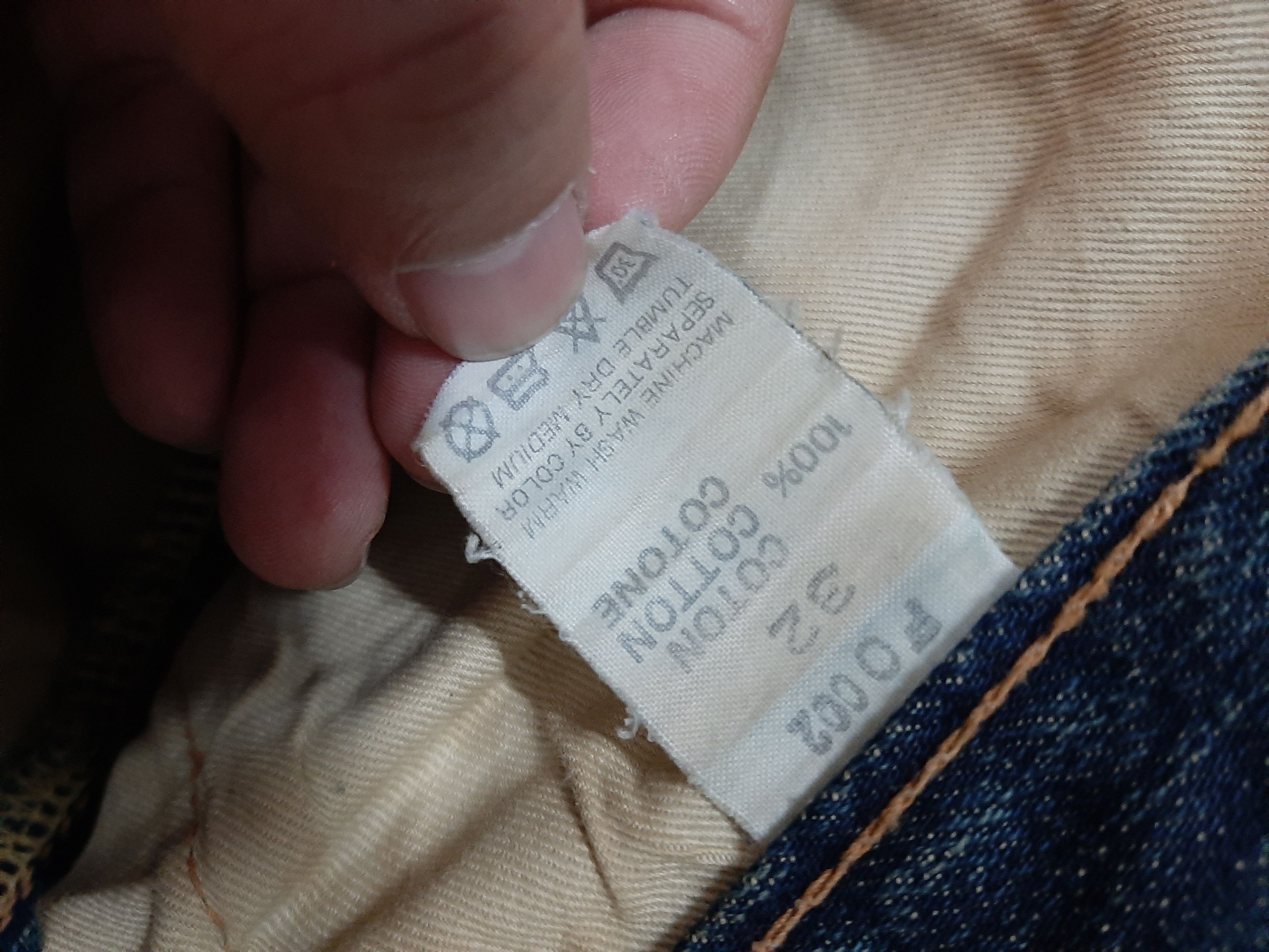 Japanese Brand × Salvage RUSTY PINBALL JAPAN SELVEDGE DISTRESSED DENIM Size US 31 - 16 Thumbnail