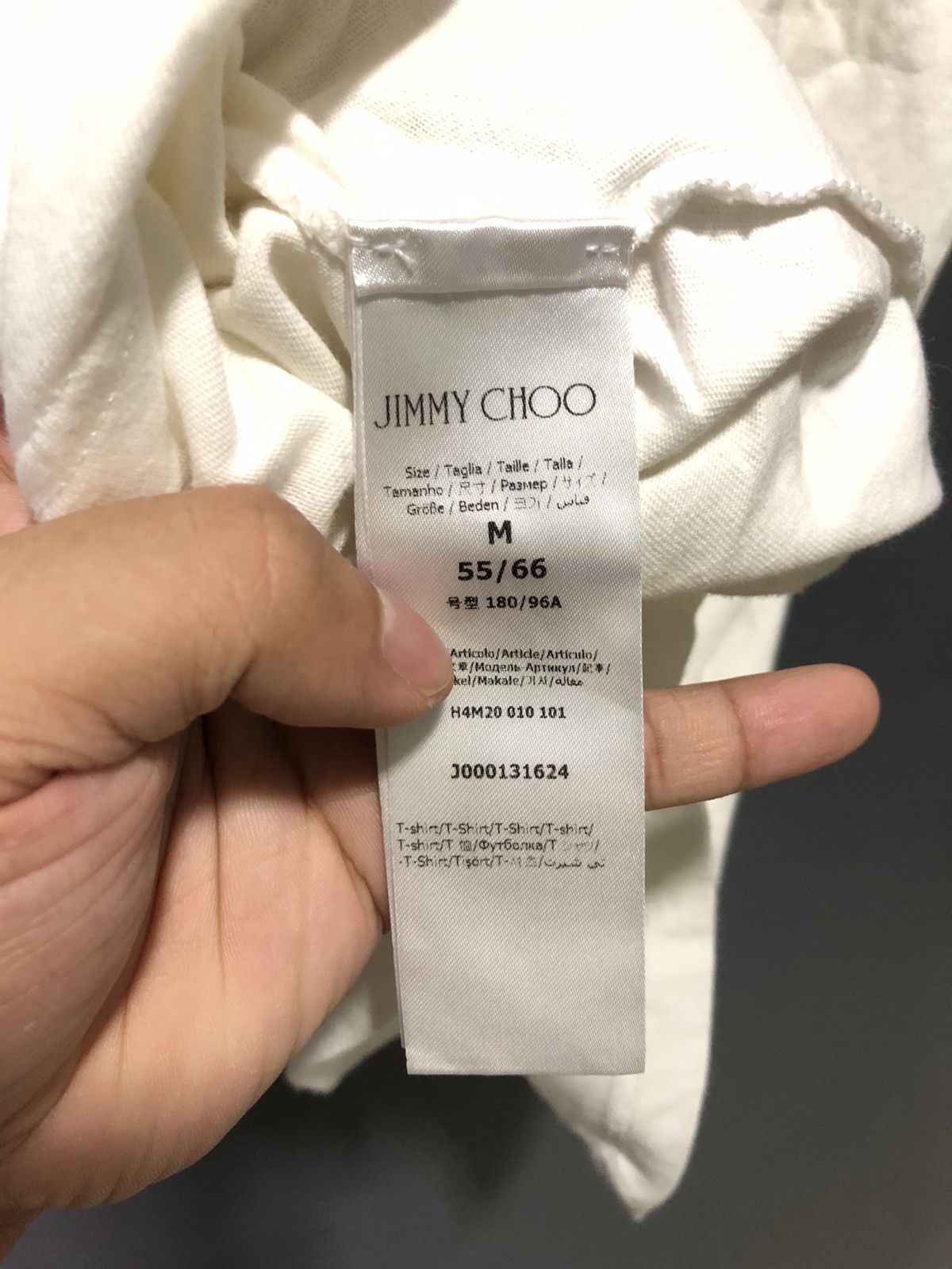 Designer × Jimmy Choo JIMMY CHOO UNISEX LOGO OUTLET SHIRT Size US M / EU 48-50 / 2 - 5 Thumbnail