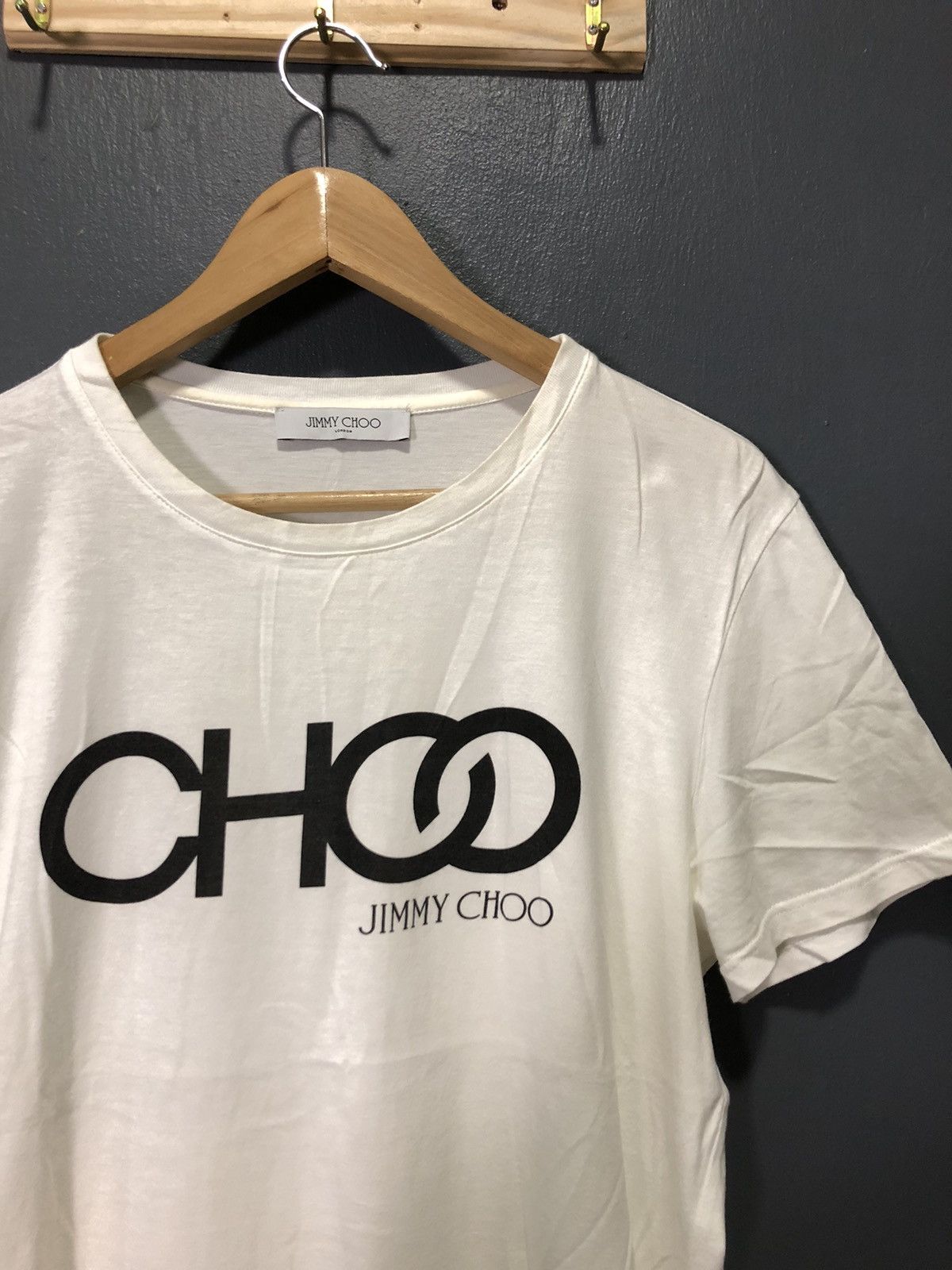 Designer × Jimmy Choo JIMMY CHOO UNISEX LOGO OUTLET SHIRT Size US M / EU 48-50 / 2 - 2 Thumbnail
