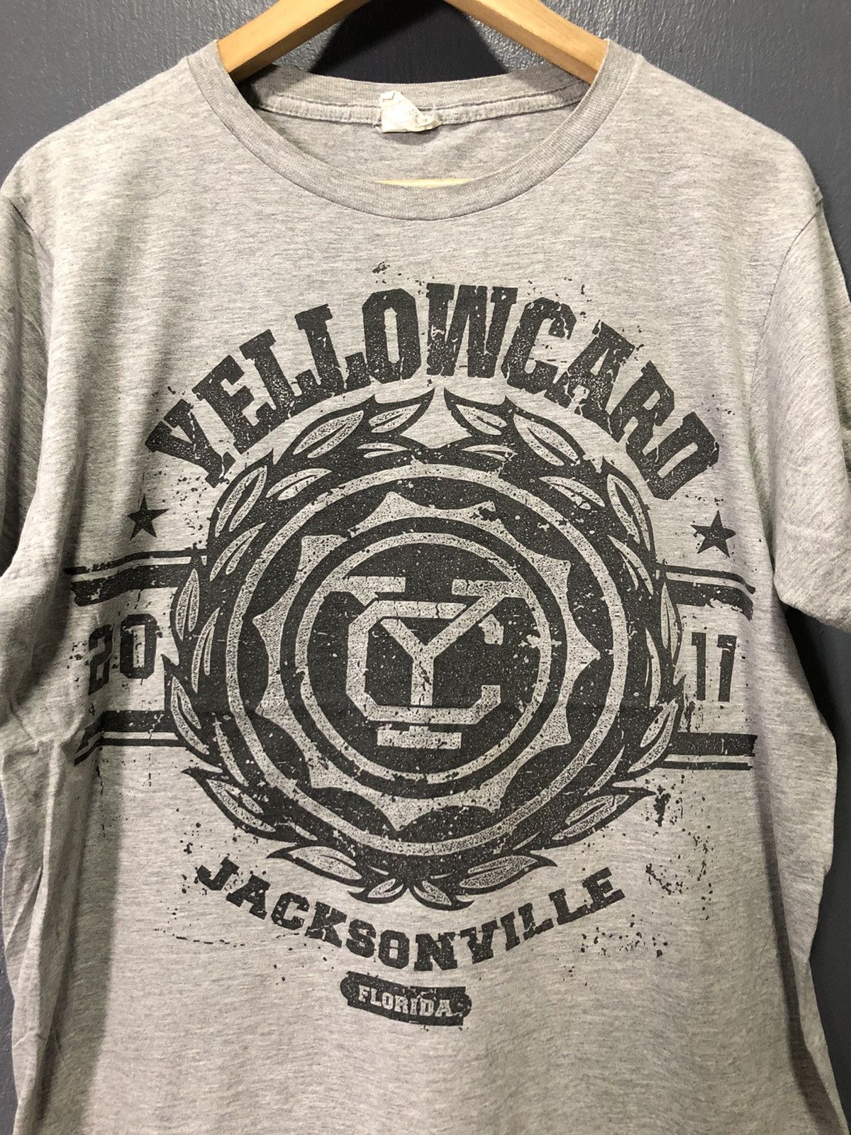 Band Tees × Vintage VINTAGE Yellowcard American rockband JACKSONVILE FLORIDA2011 Size US M / EU 48-50 / 2 - 2 Thumbnail