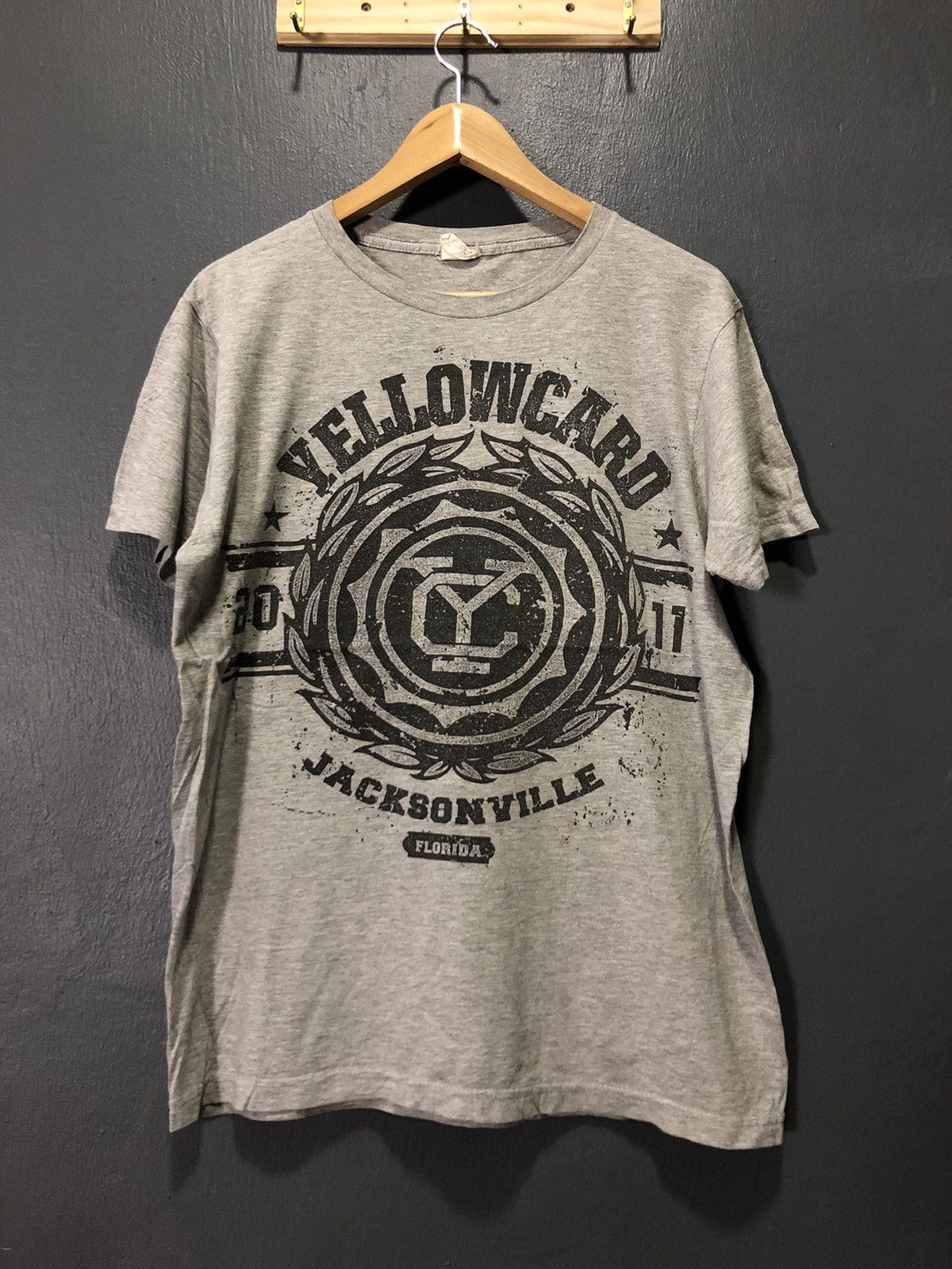 Band Tees × Vintage VINTAGE Yellowcard American rockband JACKSONVILE FLORIDA2011 Size US M / EU 48-50 / 2 - 1 Thumbnail