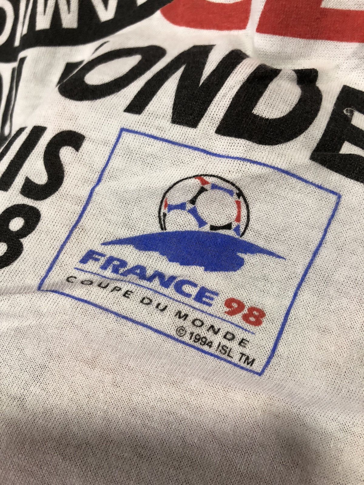 Vintage VINTAGE FRANCE 98 COUPE DU MONDE FIFA WORLD CUP SHIRT Size US M / EU 48-50 / 2 - 3 Thumbnail