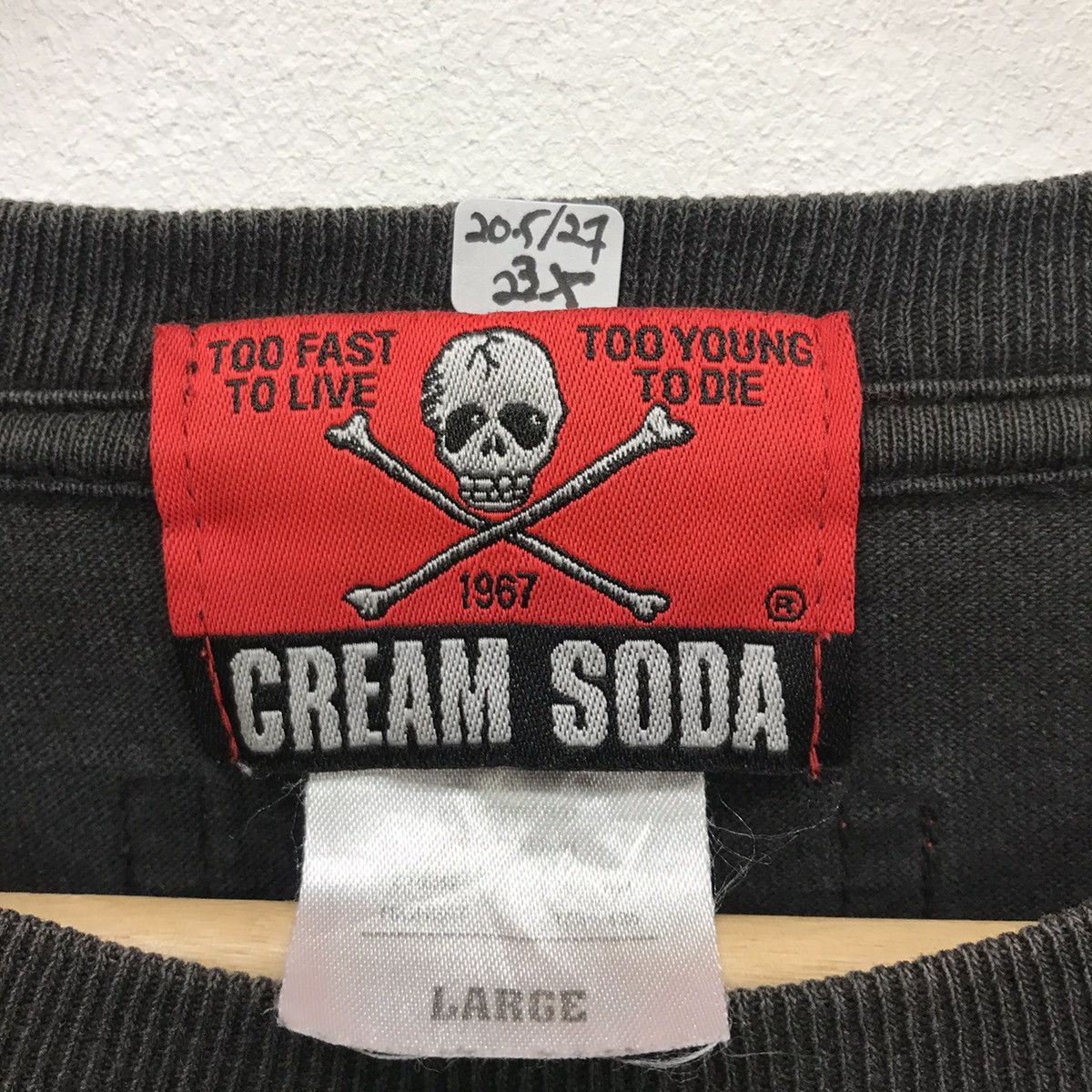 Japanese Brand × Seditionaries Rare!! Cream Soda Too Fast To Live Too Yong To die Size US L / EU 52-54 / 3 - 15 Thumbnail