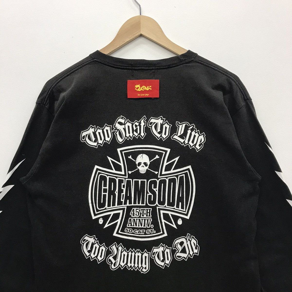 Japanese Brand × Seditionaries Rare!! Cream Soda Too Fast To Live Too Yong To die Size US L / EU 52-54 / 3 - 12 Thumbnail