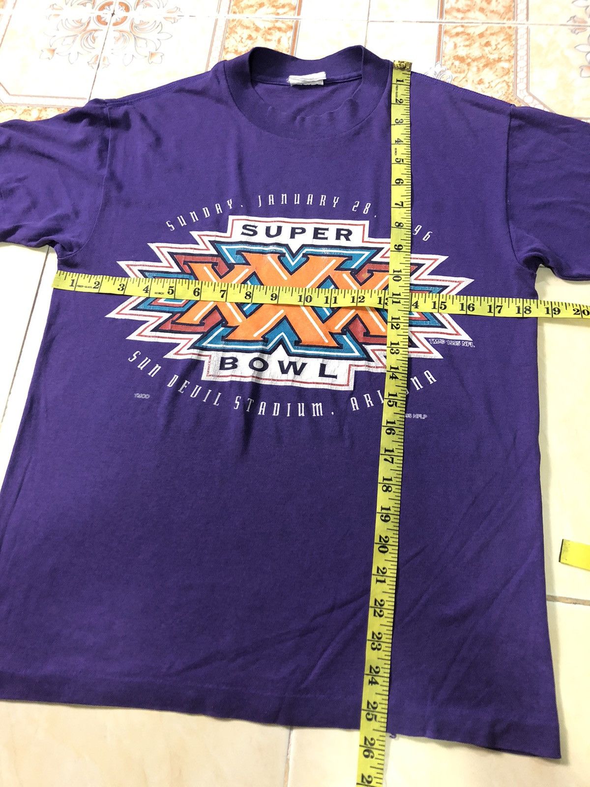 NFL × Vintage VINTAGE 1996 NFL SUPER BOWL SUN DEVIL STADIUM ARIZONA SHIRT Size US S / EU 44-46 / 1 - 10 Thumbnail