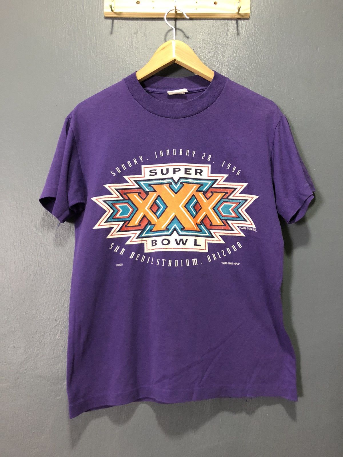 NFL × Vintage VINTAGE 1996 NFL SUPER BOWL SUN DEVIL STADIUM ARIZONA SHIRT Size US S / EU 44-46 / 1 - 1 Thumbnail