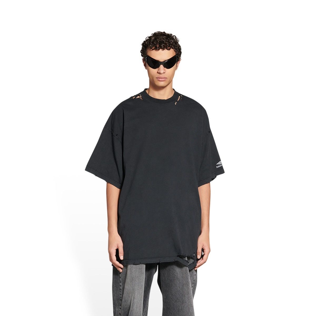 Balenciaga Balenciaga 3B Sports Icon Repaired T-Shirt Vintage Jersey Size US L / EU 52-54 / 3 - 1 Thumbnail