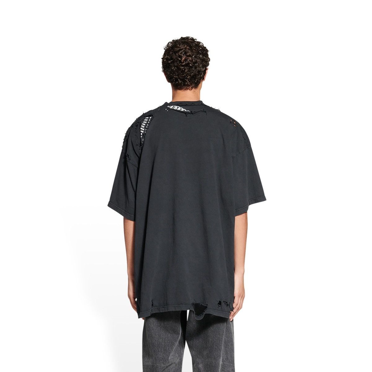 Balenciaga Balenciaga 3B Sports Icon Repaired T-Shirt Vintage Jersey Size US L / EU 52-54 / 3 - 2 Thumbnail