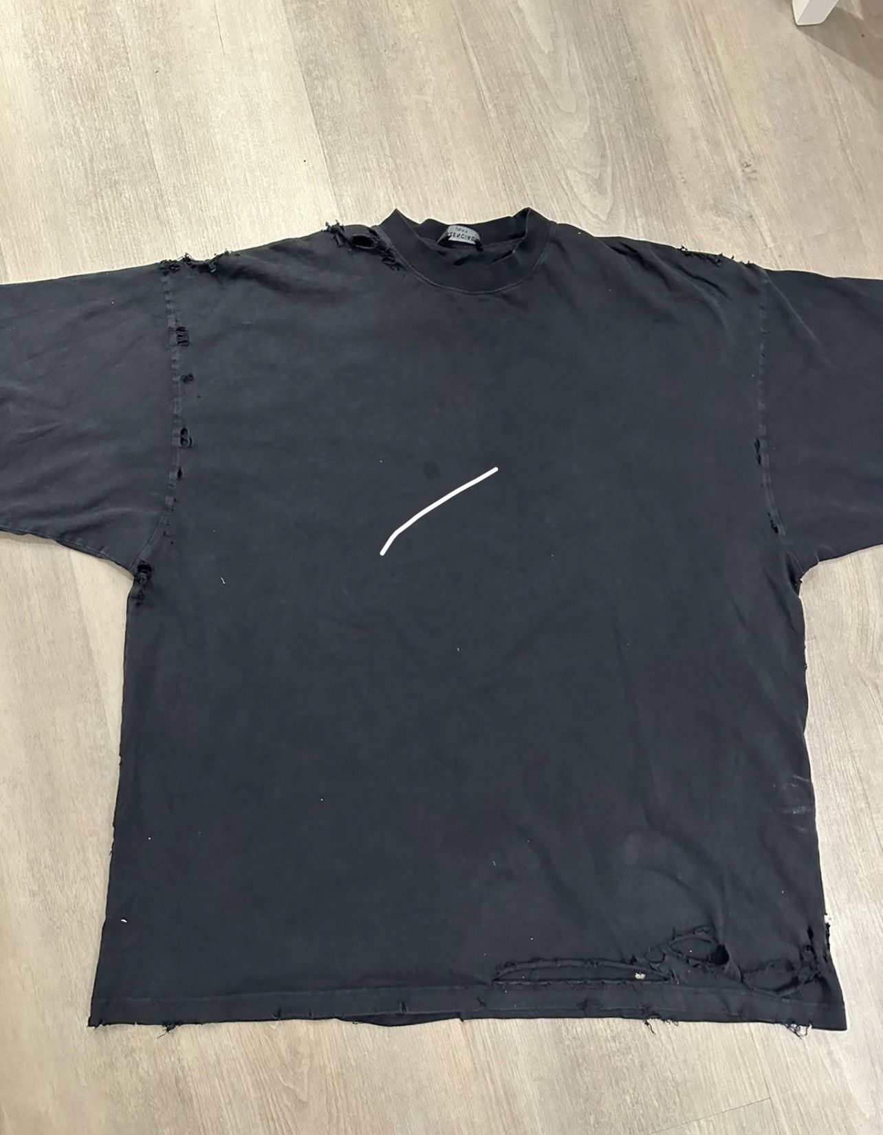 Balenciaga Balenciaga 3B Sports Icon Repaired T-Shirt Vintage Jersey Size US L / EU 52-54 / 3 - 9 Thumbnail