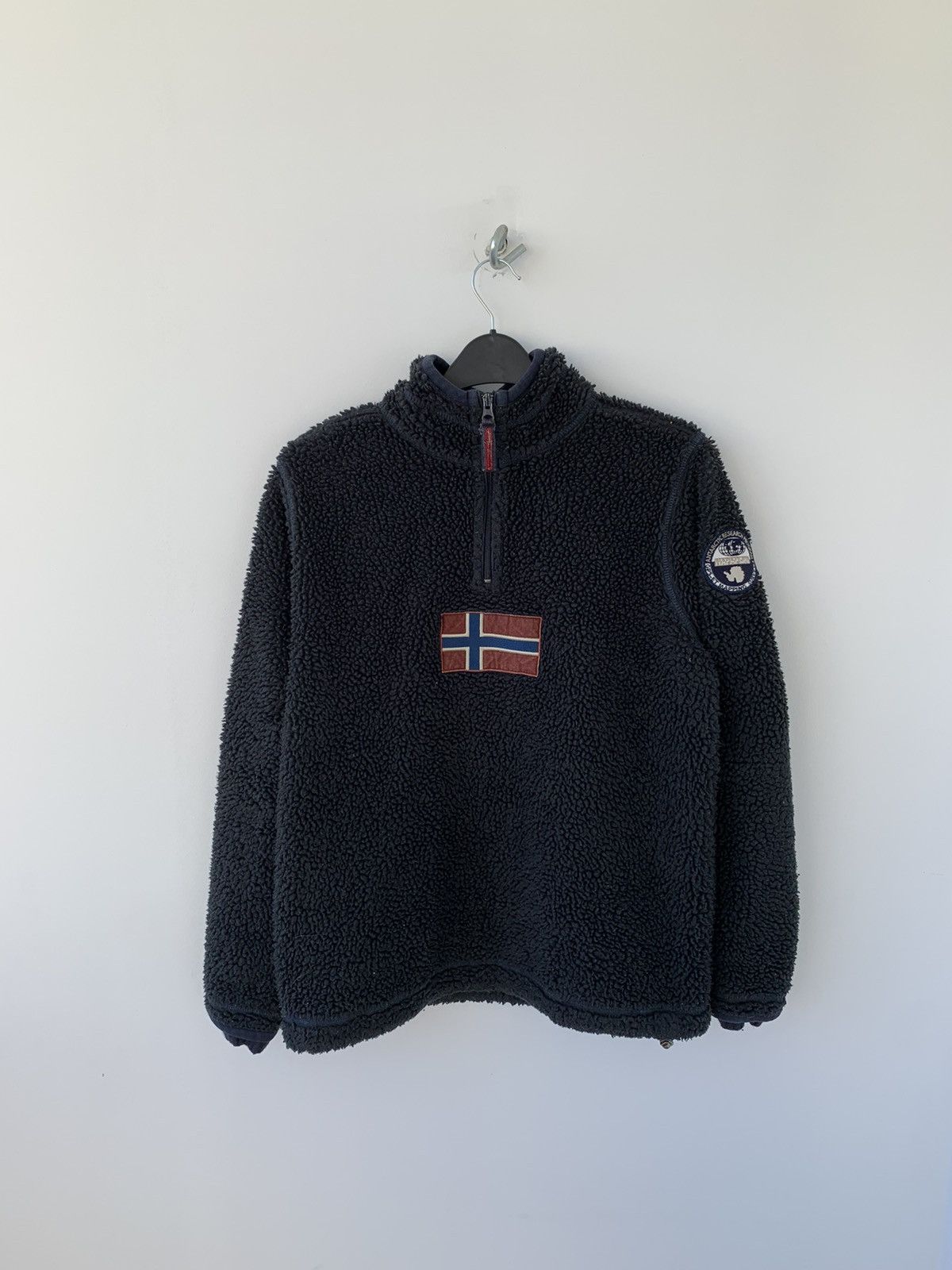 Napapijri Napapijri Vintage Sherpa Fleece Jacket Size US S / EU 44-46 / 1 - 1 Thumbnail