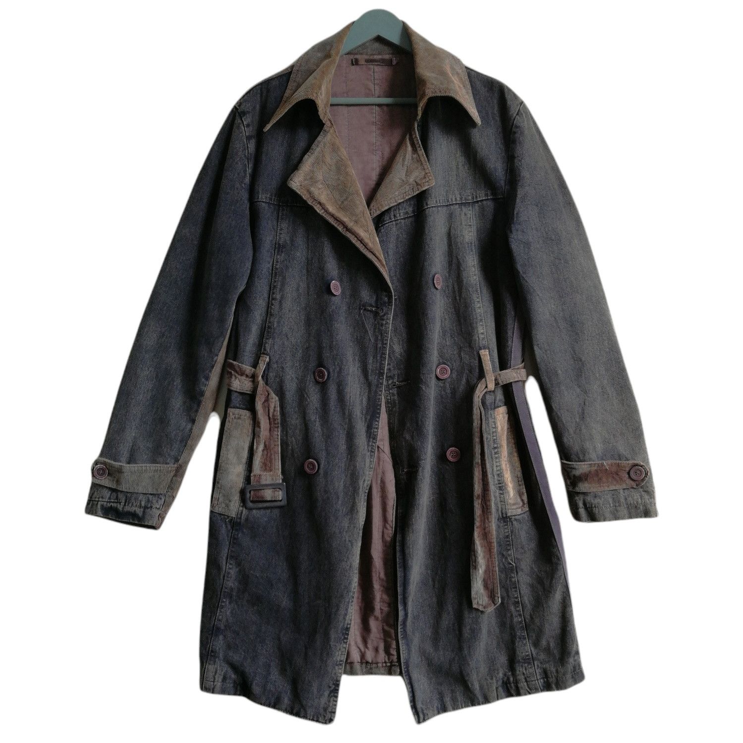 image of Imperial Denim Cuduroy Trench Coat, Men's (Size Medium)