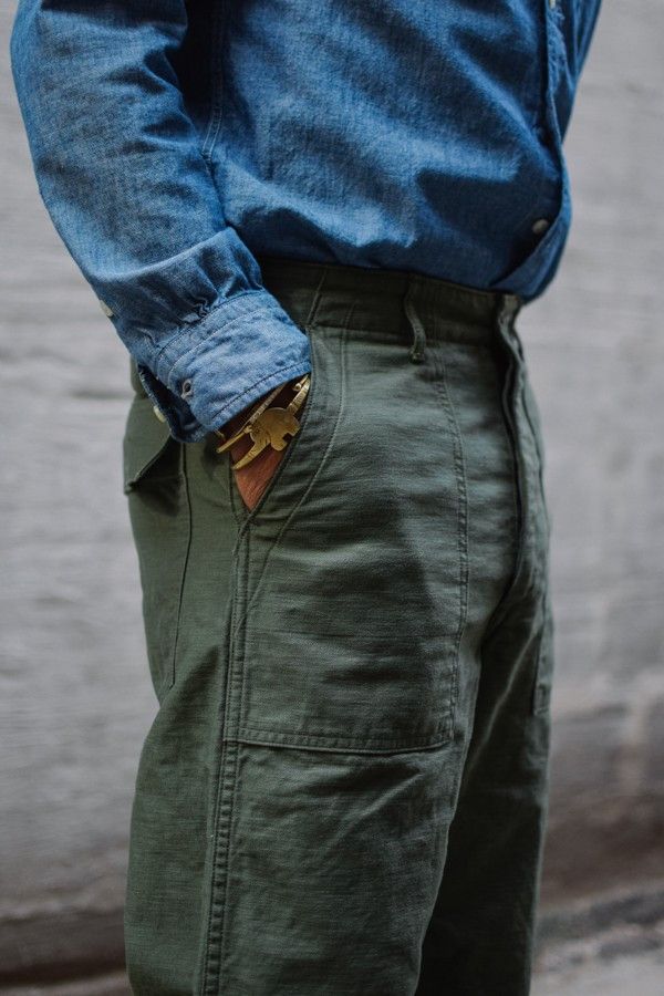 Orslow Army Fatigue Pants (XL) Size US 38 / EU 54 - 6 Thumbnail