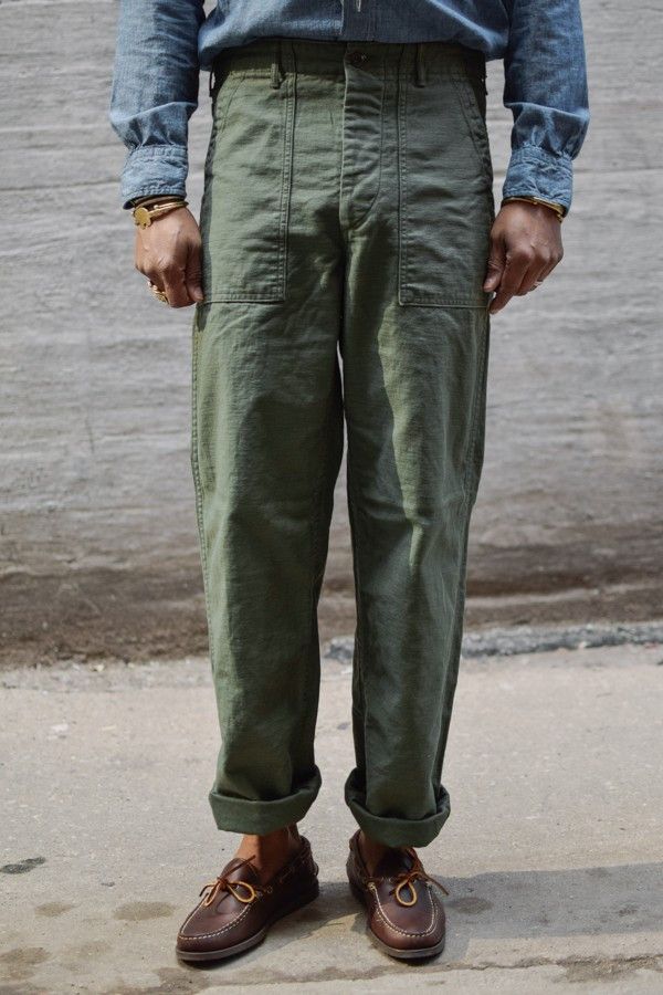 Orslow Army Fatigue Pants (XL) Size US 38 / EU 54 - 4 Thumbnail