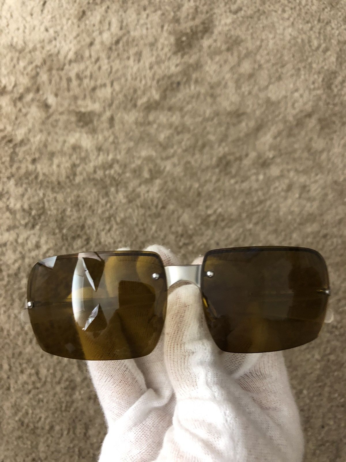 Prada Prada logo sunglasses Size ONE SIZE - 2 Thumbnail