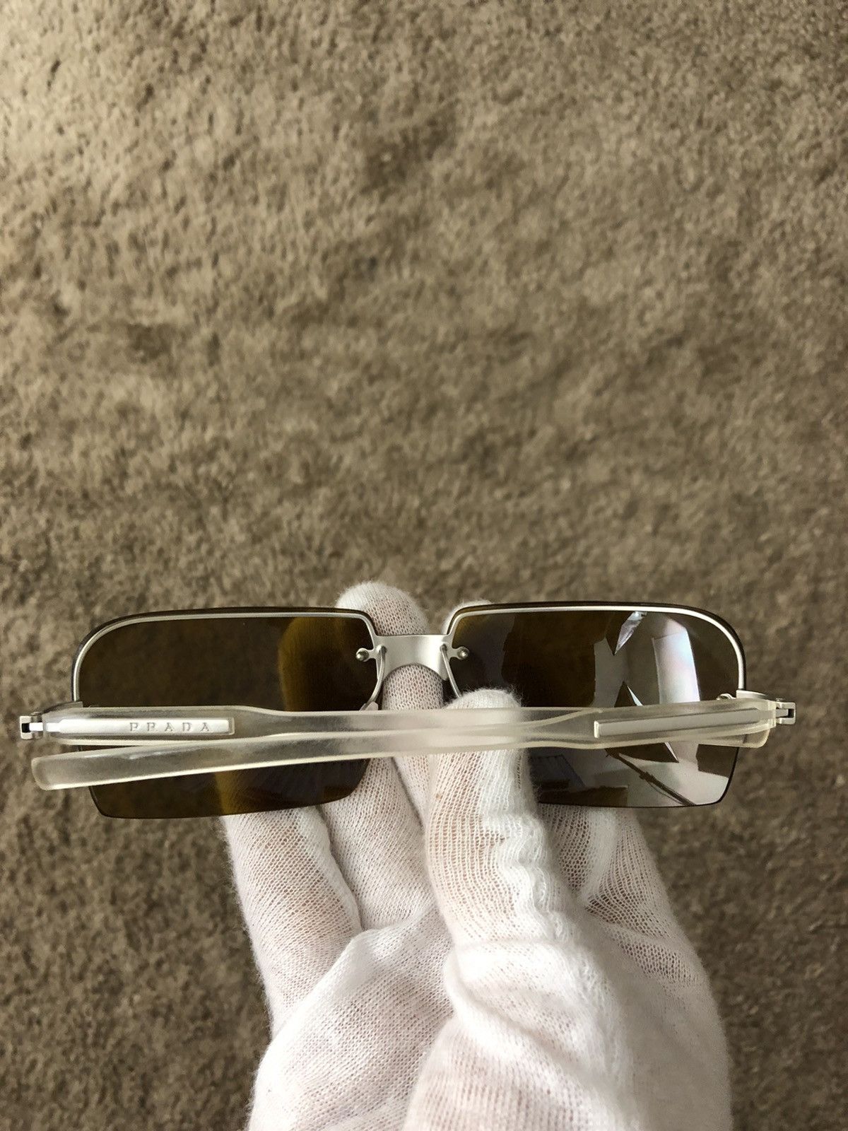 Prada Prada logo sunglasses Size ONE SIZE - 3 Thumbnail