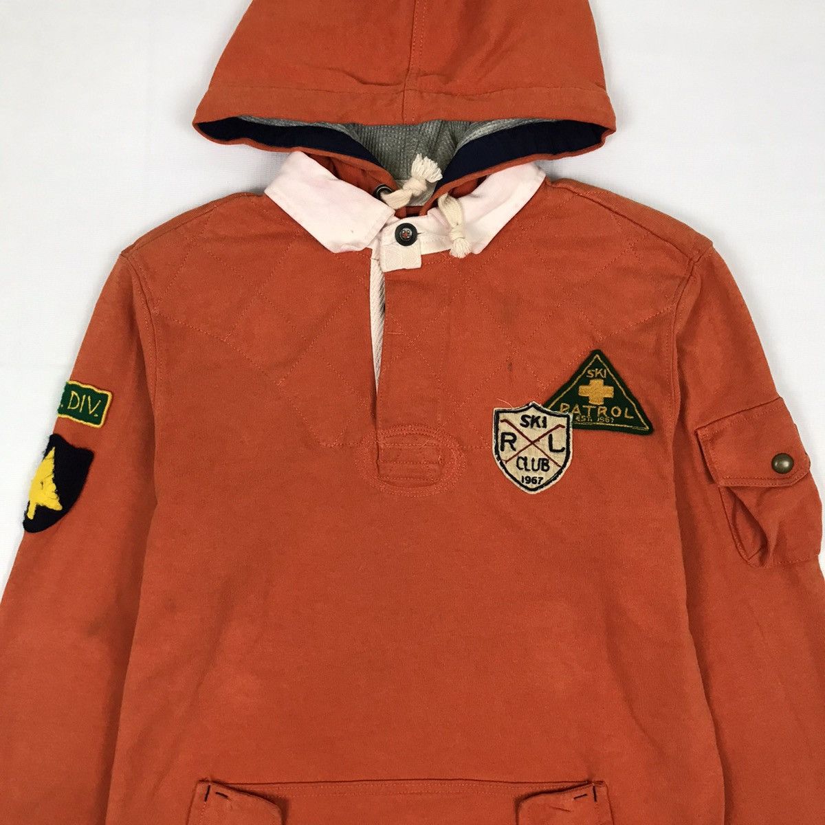 Polo Ralph Lauren × Ralph Lauren × Vintage Vintage Polo Ralph Lauren Ski Hoodie Size US S / EU 44-46 / 1 - 5 Thumbnail