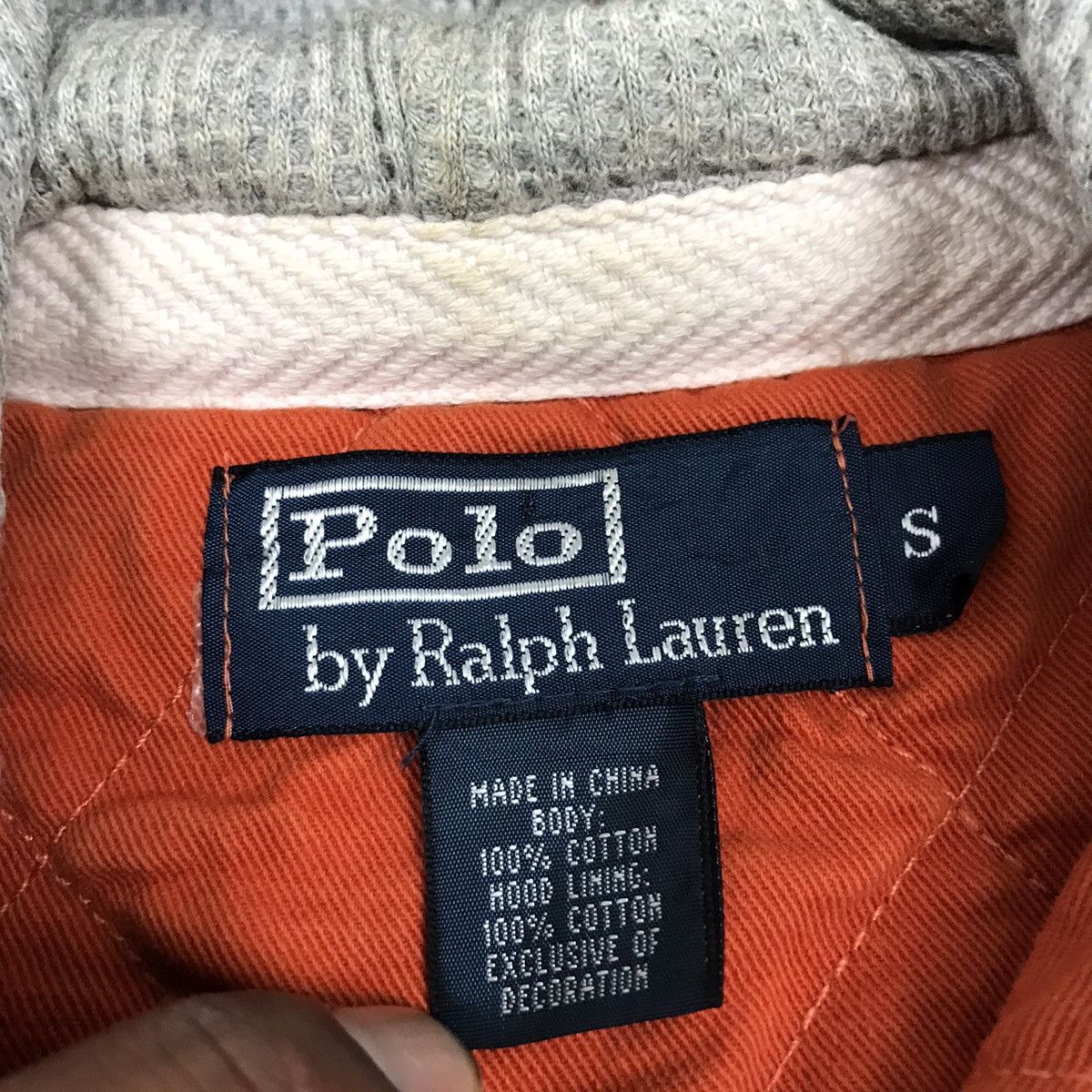 Polo Ralph Lauren × Ralph Lauren × Vintage Vintage Polo Ralph Lauren Ski Hoodie Size US S / EU 44-46 / 1 - 11 Thumbnail