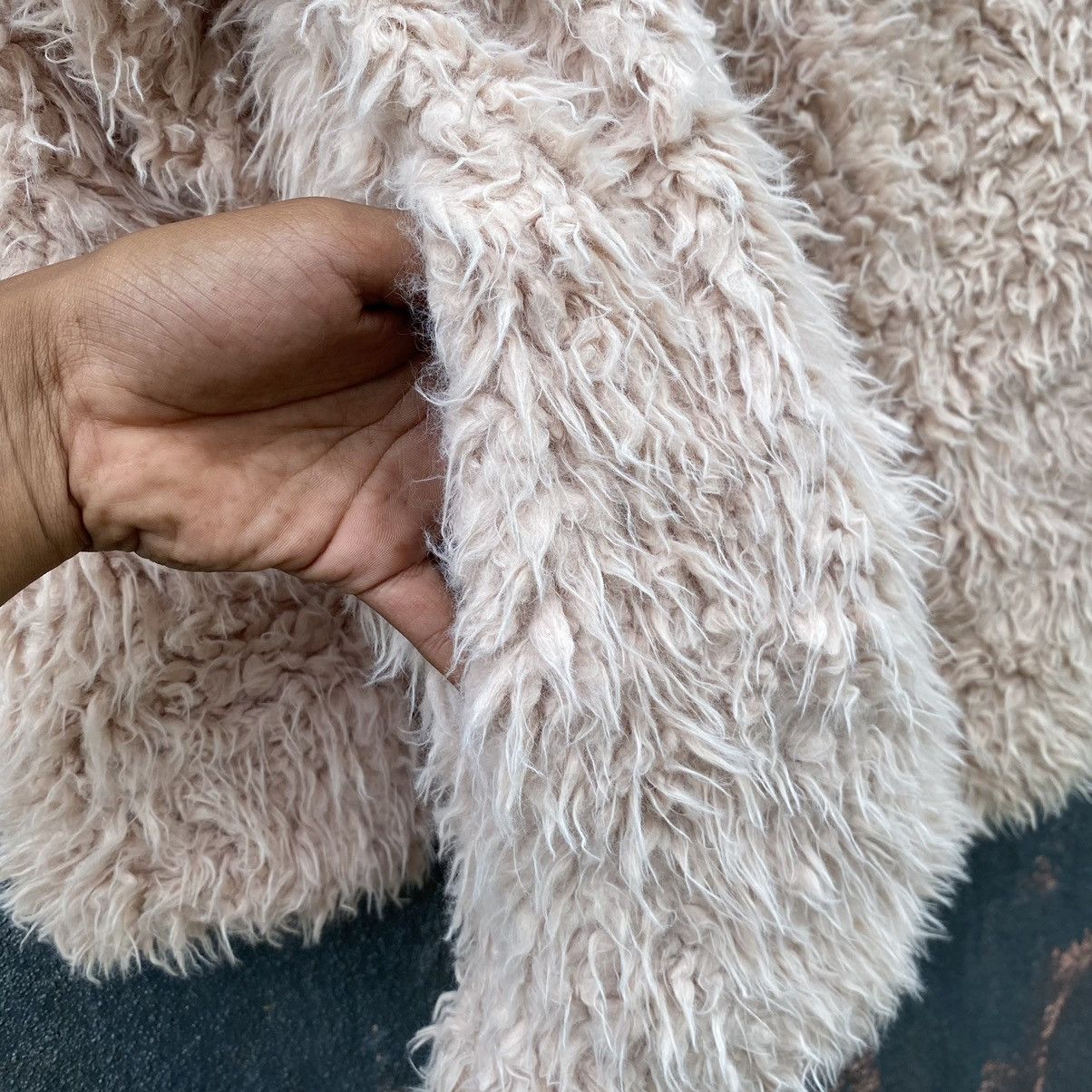 Japanese Brand Vintage Mohair Cardigan COLZA Kurt Cobain ERD GRUNGE Size US L / EU 52-54 / 3 - 5 Thumbnail