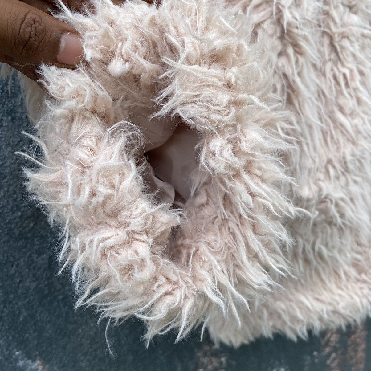 Japanese Brand Vintage Mohair Cardigan COLZA Kurt Cobain ERD GRUNGE Size US L / EU 52-54 / 3 - 8 Thumbnail