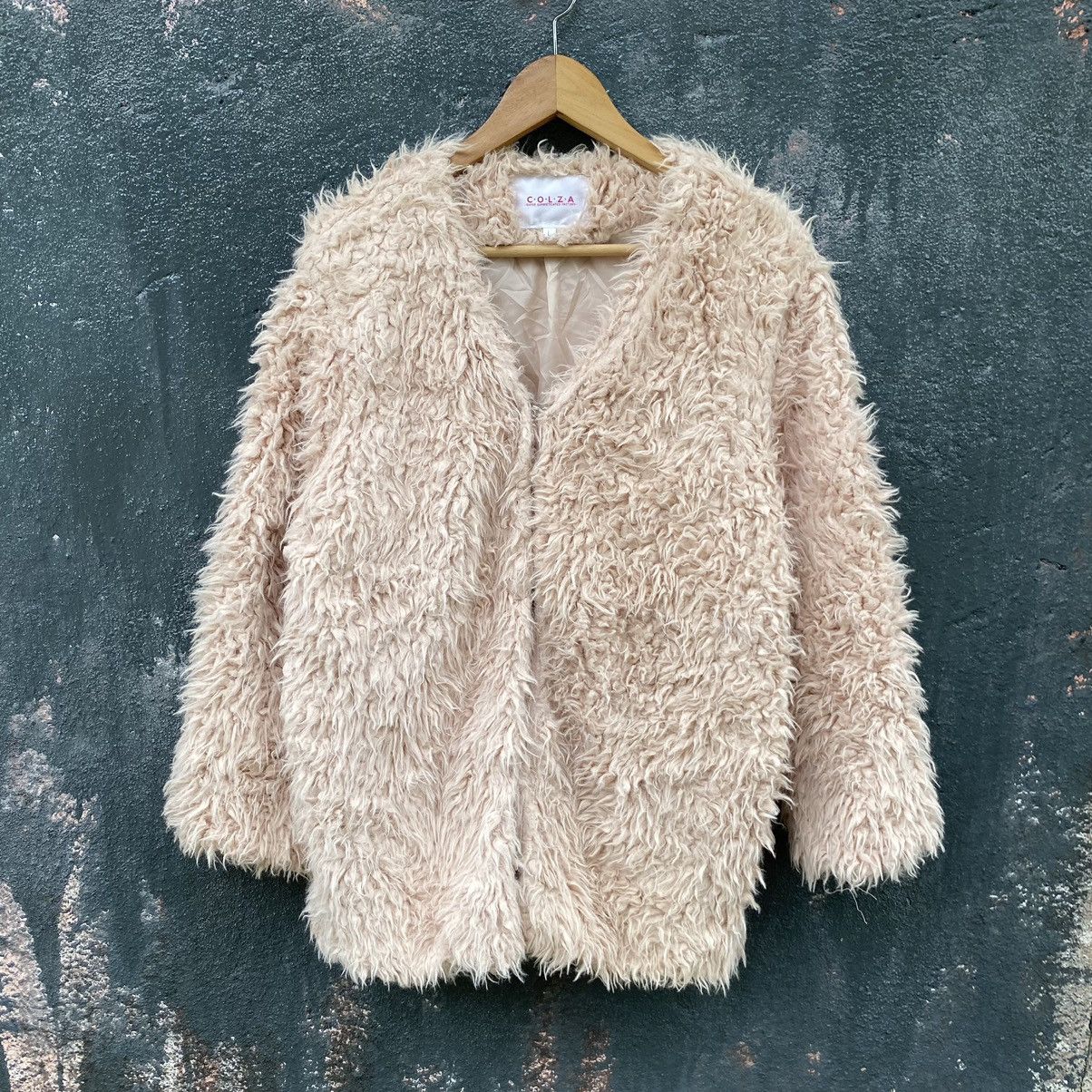Japanese Brand Vintage Mohair Cardigan COLZA Kurt Cobain ERD GRUNGE Size US L / EU 52-54 / 3 - 1 Thumbnail