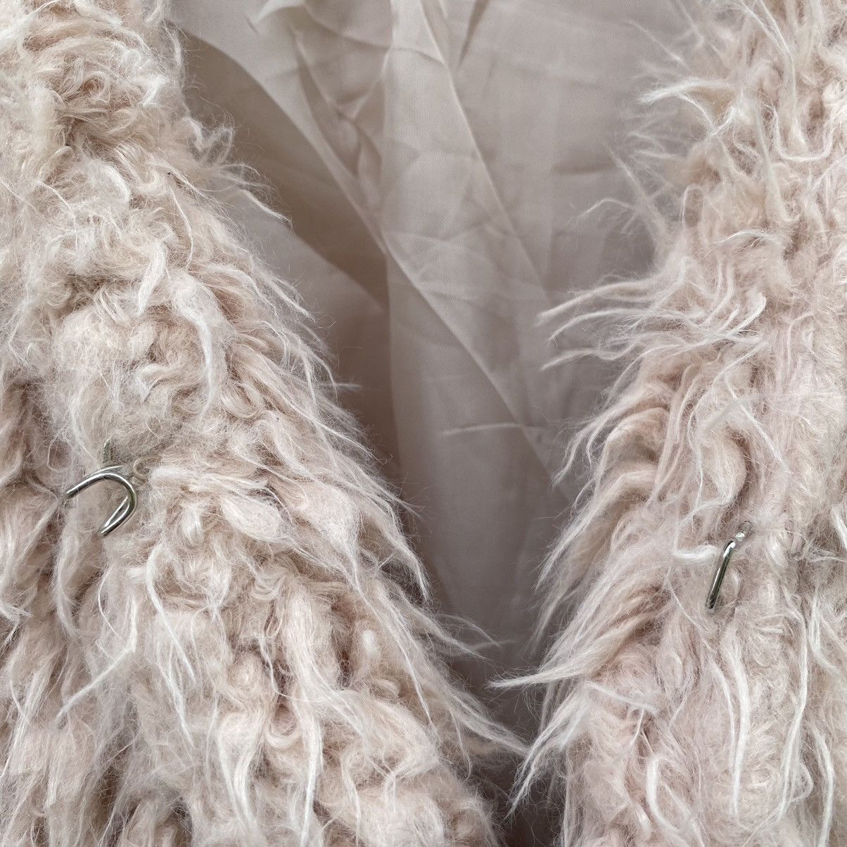 Japanese Brand Vintage Mohair Cardigan COLZA Kurt Cobain ERD GRUNGE Size US L / EU 52-54 / 3 - 7 Thumbnail