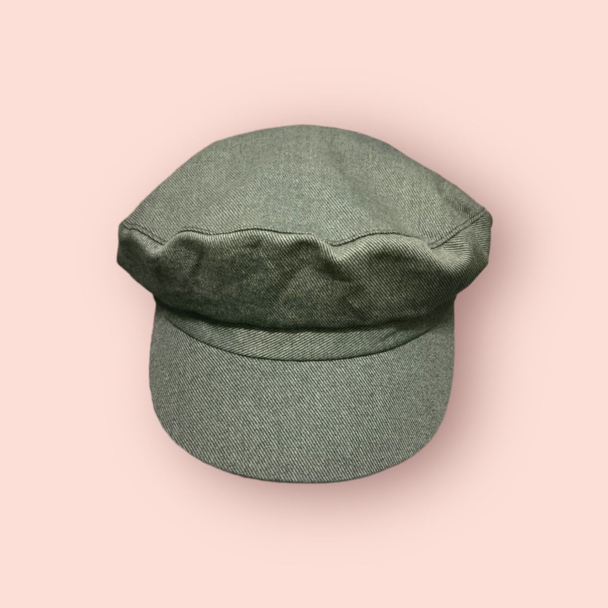 Japanese Brand × Vintage MINIMALIST RARE VINTAGE DENIM ROUND FLAT RETRO HAT JAPAN Size ONE SIZE - 2 Thumbnail