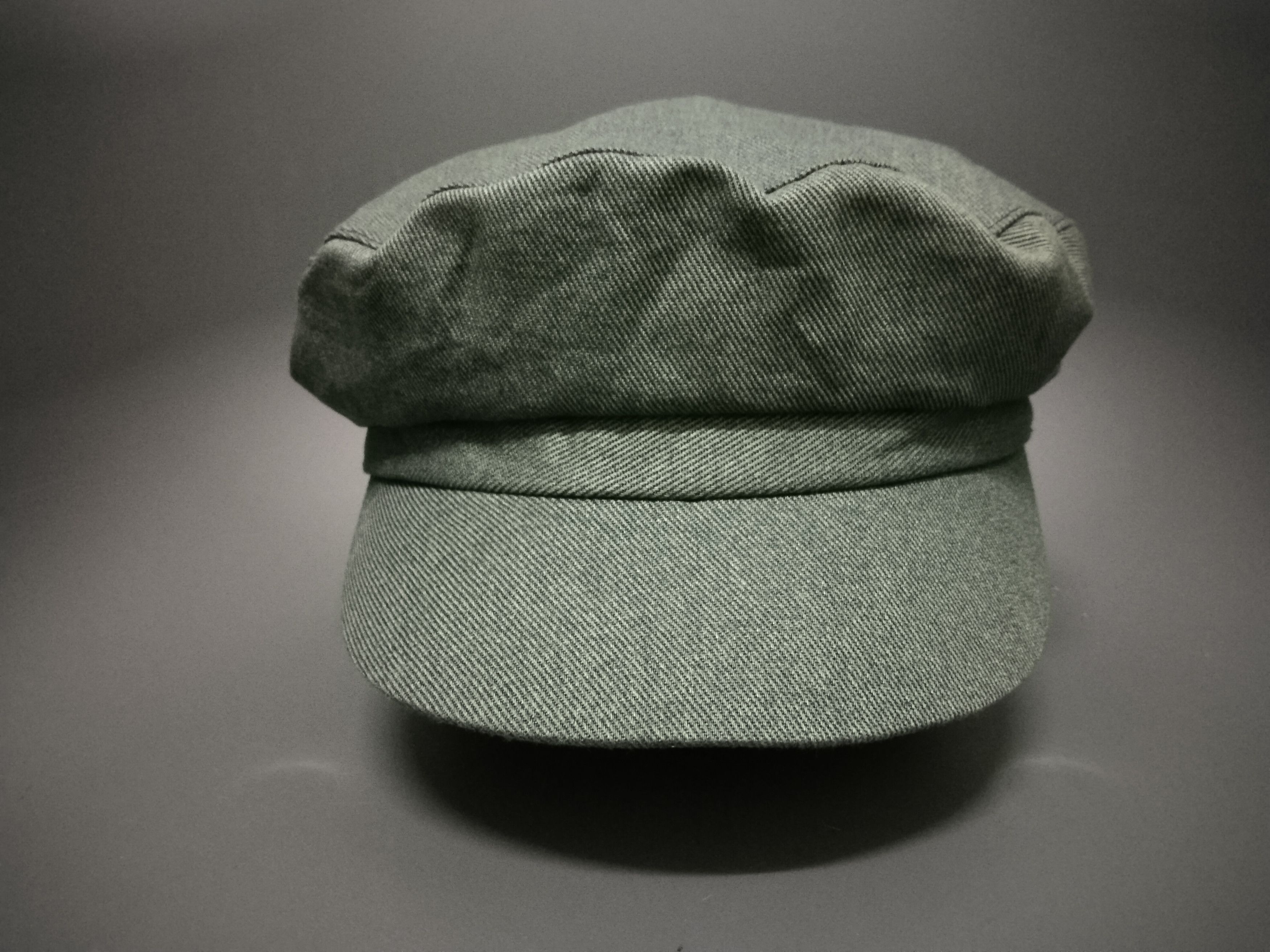 Japanese Brand × Vintage MINIMALIST RARE VINTAGE DENIM ROUND FLAT RETRO HAT JAPAN Size ONE SIZE - 7 Thumbnail