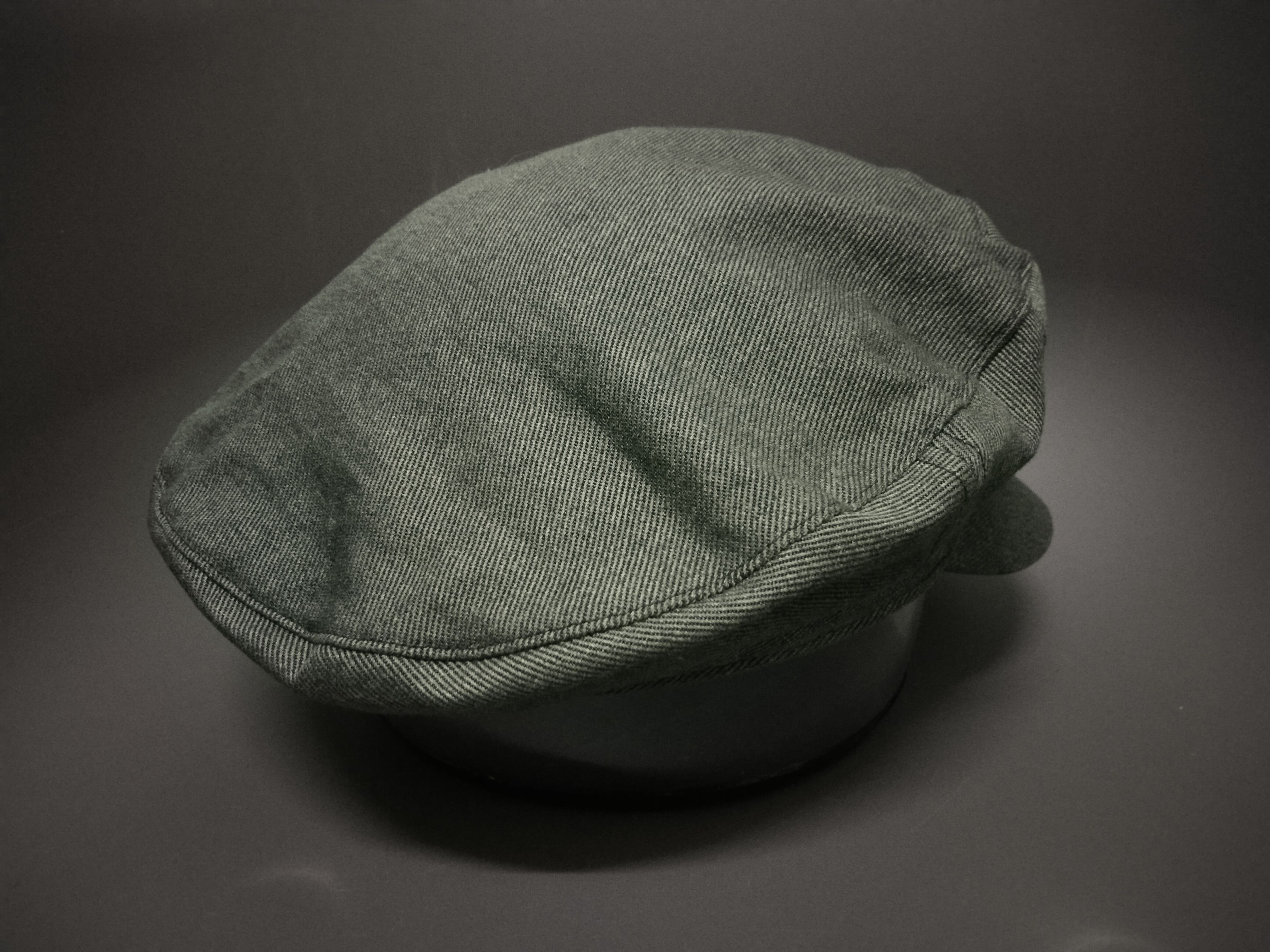 Japanese Brand × Vintage MINIMALIST RARE VINTAGE DENIM ROUND FLAT RETRO HAT JAPAN Size ONE SIZE - 10 Thumbnail