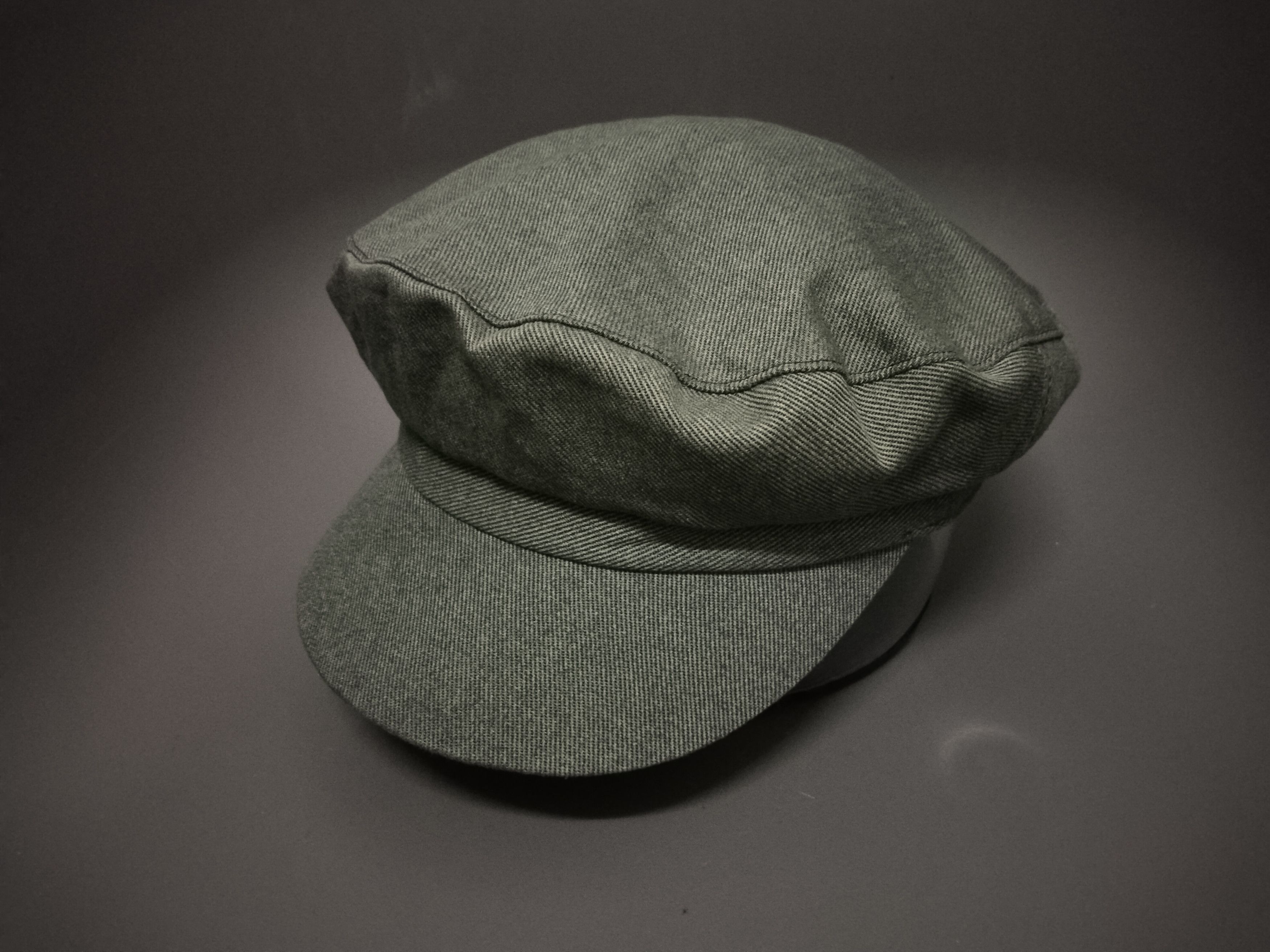 Japanese Brand × Vintage MINIMALIST RARE VINTAGE DENIM ROUND FLAT RETRO HAT JAPAN Size ONE SIZE - 5 Thumbnail