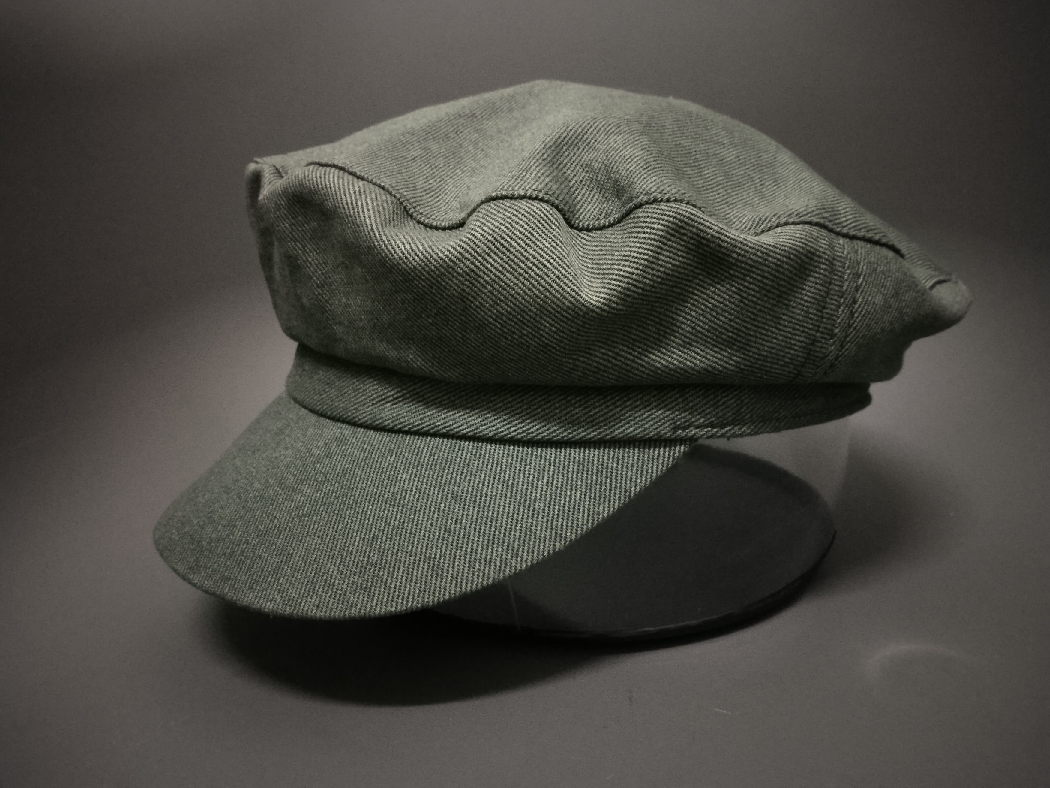 Japanese Brand × Vintage MINIMALIST RARE VINTAGE DENIM ROUND FLAT RETRO HAT JAPAN Size ONE SIZE - 4 Thumbnail
