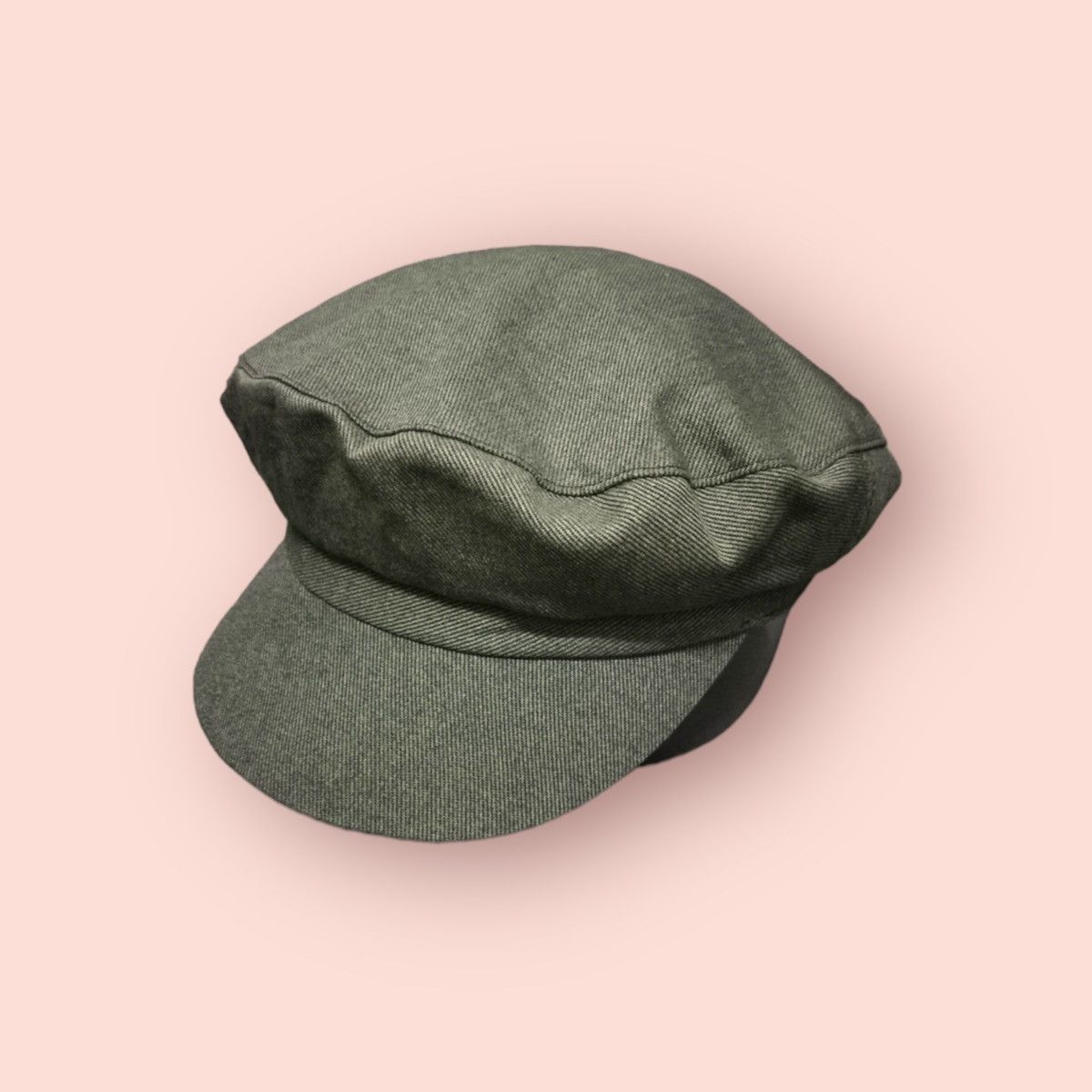 MINIMALIST RARE VINTAGE DENIM ROUND FLAT RETRO HAT JAPAN