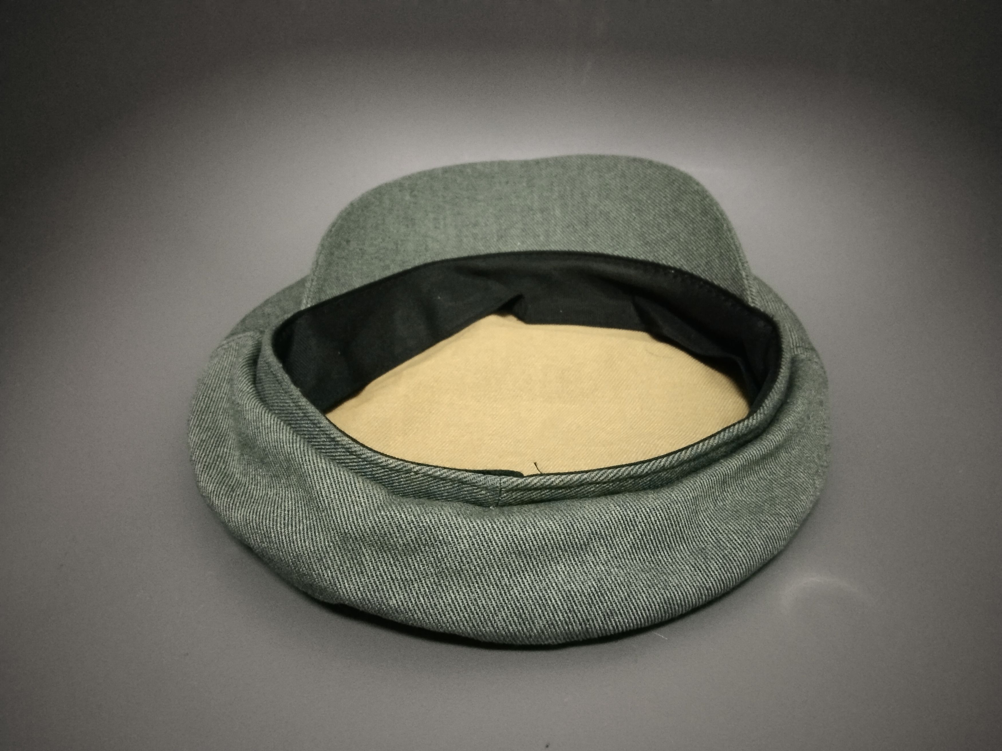 Japanese Brand × Vintage MINIMALIST RARE VINTAGE DENIM ROUND FLAT RETRO HAT JAPAN Size ONE SIZE - 13 Thumbnail