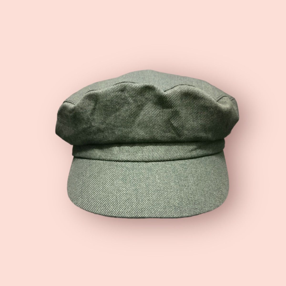Japanese Brand × Vintage MINIMALIST RARE VINTAGE DENIM ROUND FLAT RETRO HAT JAPAN Size ONE SIZE - 3 Thumbnail