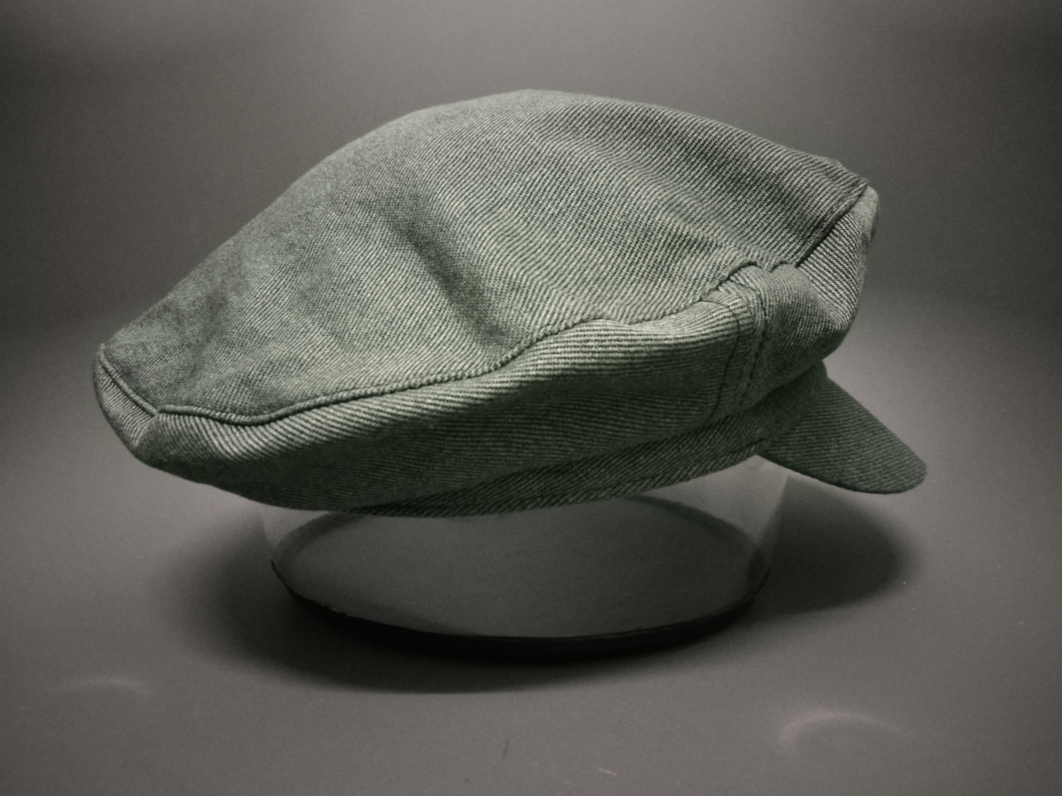 Japanese Brand × Vintage MINIMALIST RARE VINTAGE DENIM ROUND FLAT RETRO HAT JAPAN Size ONE SIZE - 9 Thumbnail