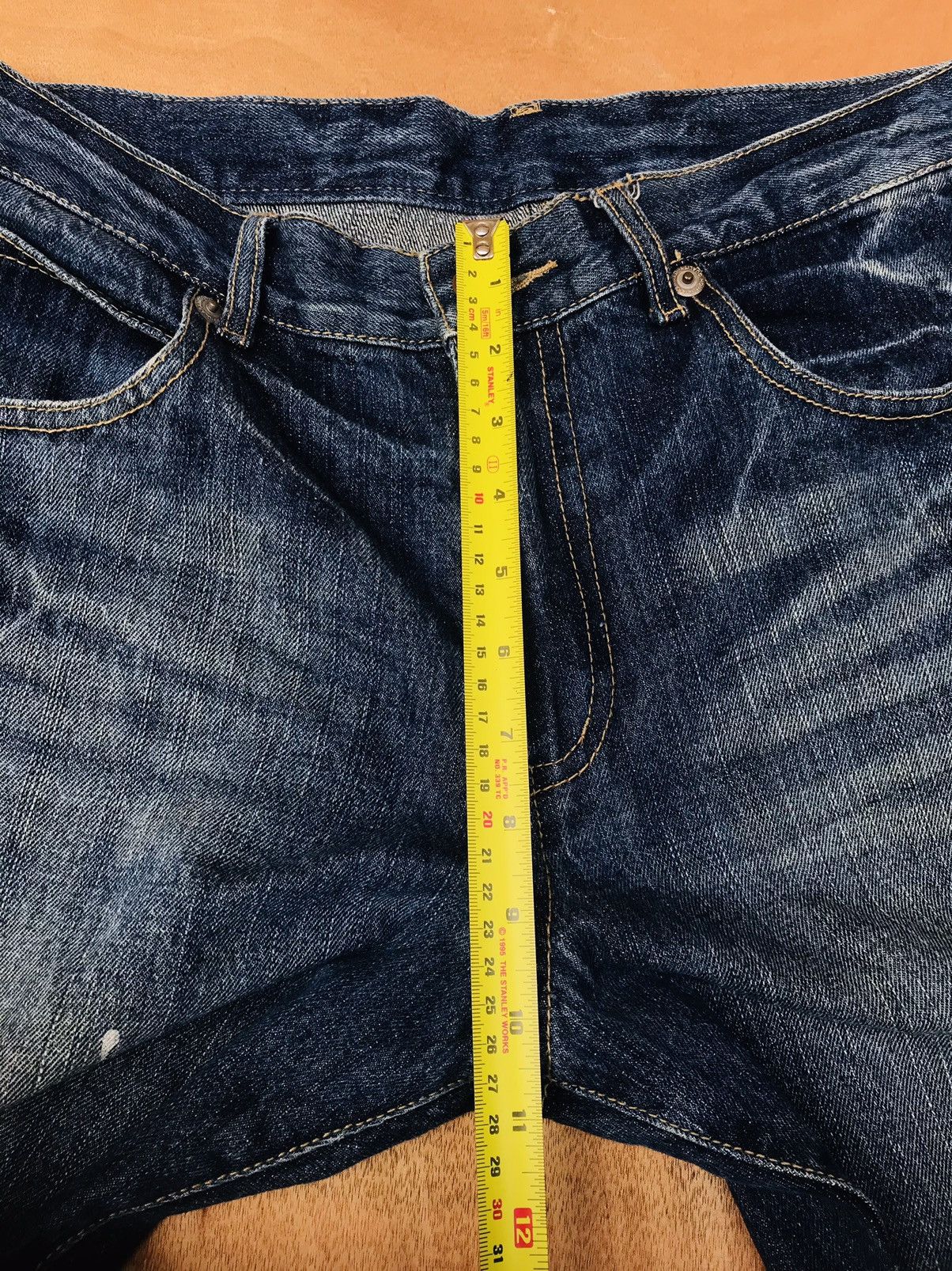 Japanese Brand × Other Rare Sperm Splatter paint jean unbrand denim waist 31 Size US 31 - 8 Thumbnail