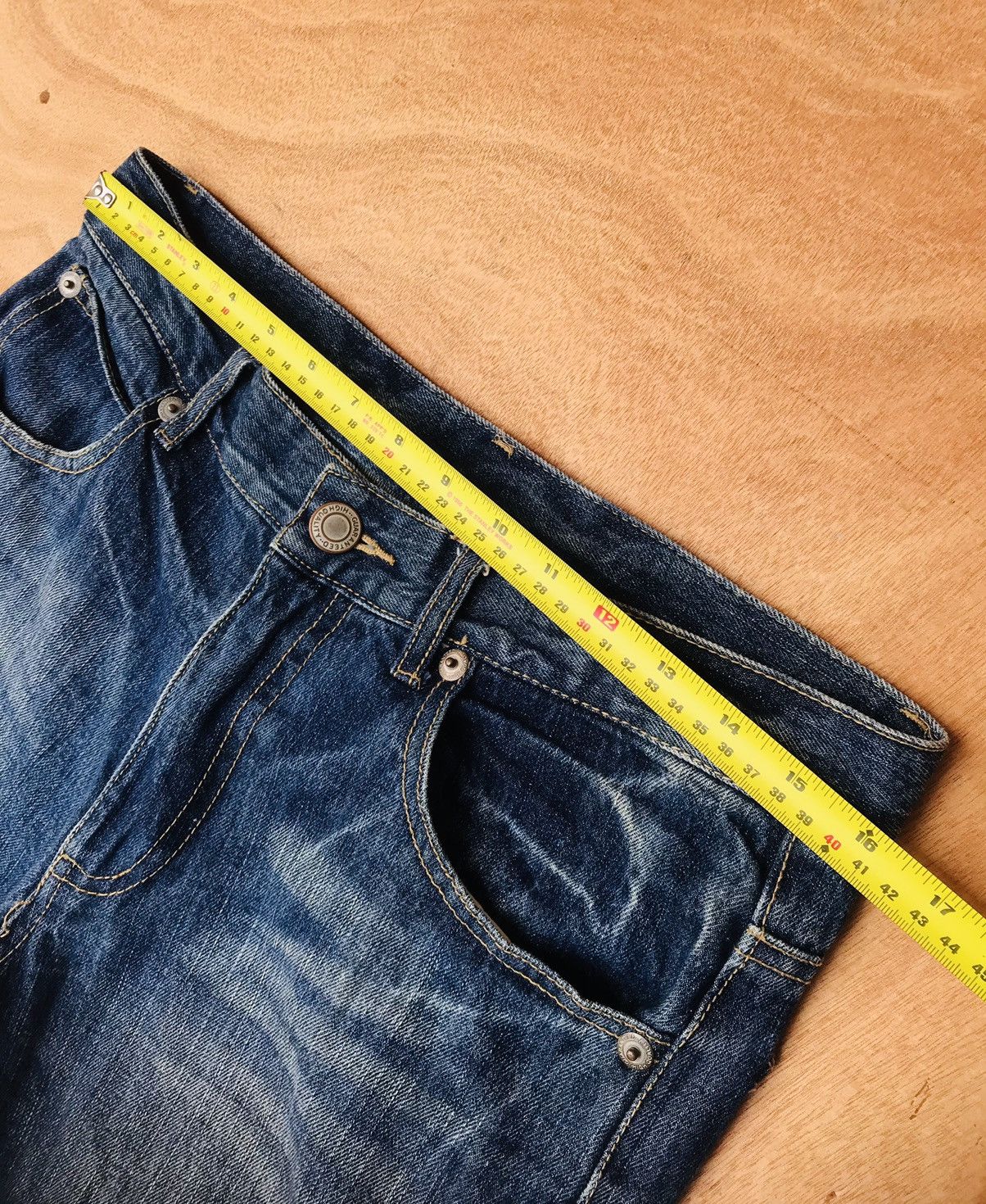 Japanese Brand × Other Rare Sperm Splatter paint jean unbrand denim waist 31 Size US 31 - 7 Thumbnail