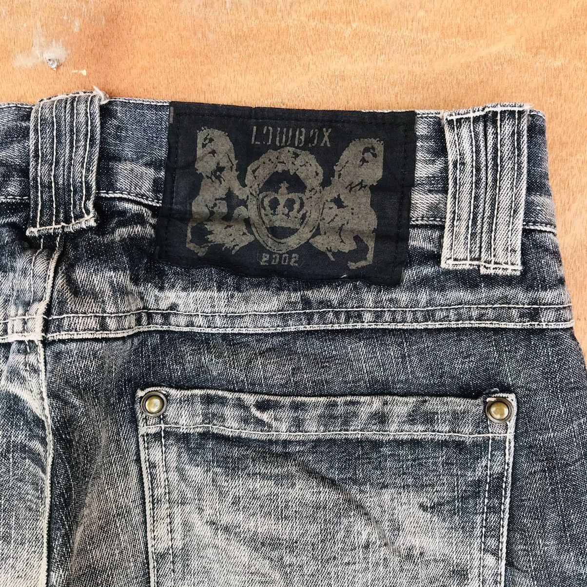 20471120 × Japanese Brand × Tornado Mart Lowbox bondage Spiral Knee zipper flashwash Crack Mark Size US 29 - 15 Thumbnail