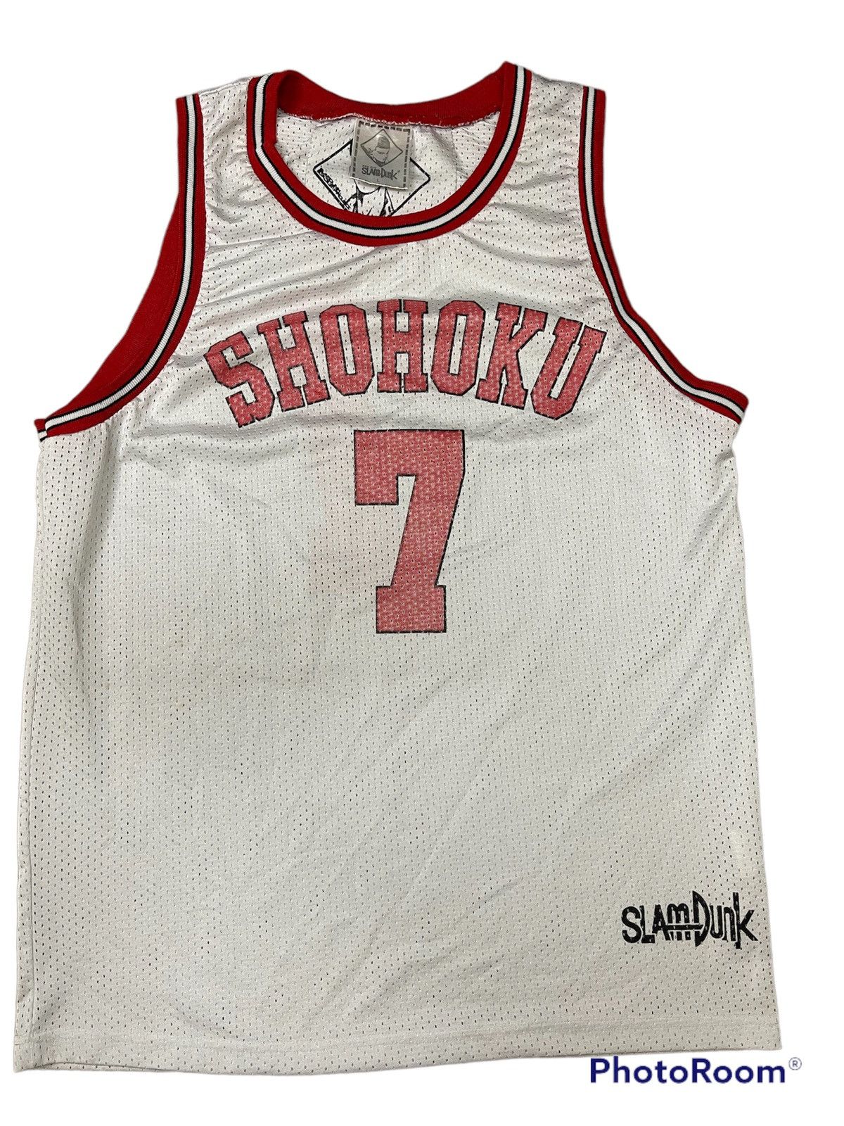 image of NBA x Vintage Very Vintage Jersey Official Shohoku Slamdunk Anime Cartoon in White (Size Large)