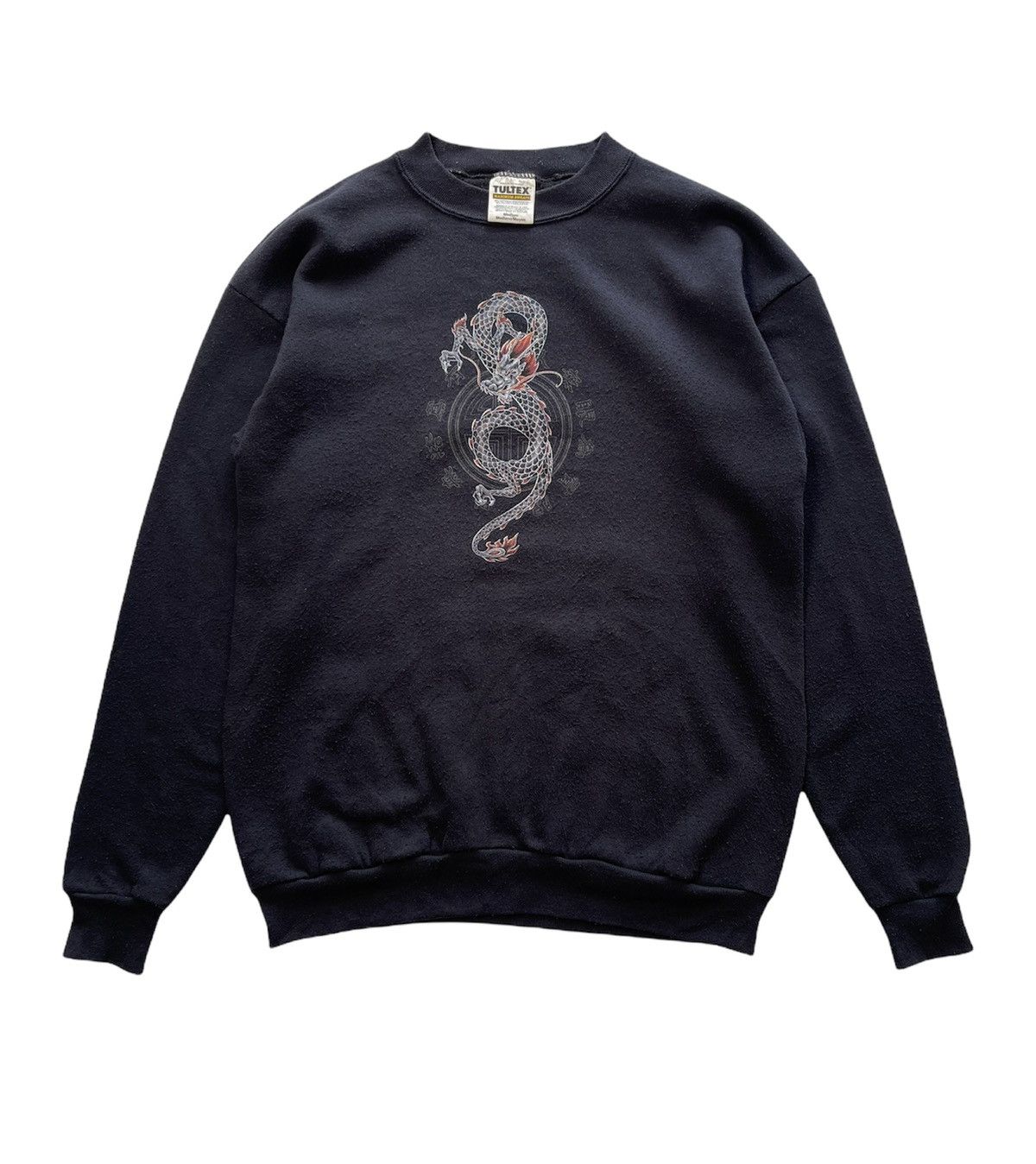 Vintage 90s Vintage Dragon Skate Sweatshirt Size US M / EU 48-50 / 2 - 1 Thumbnail