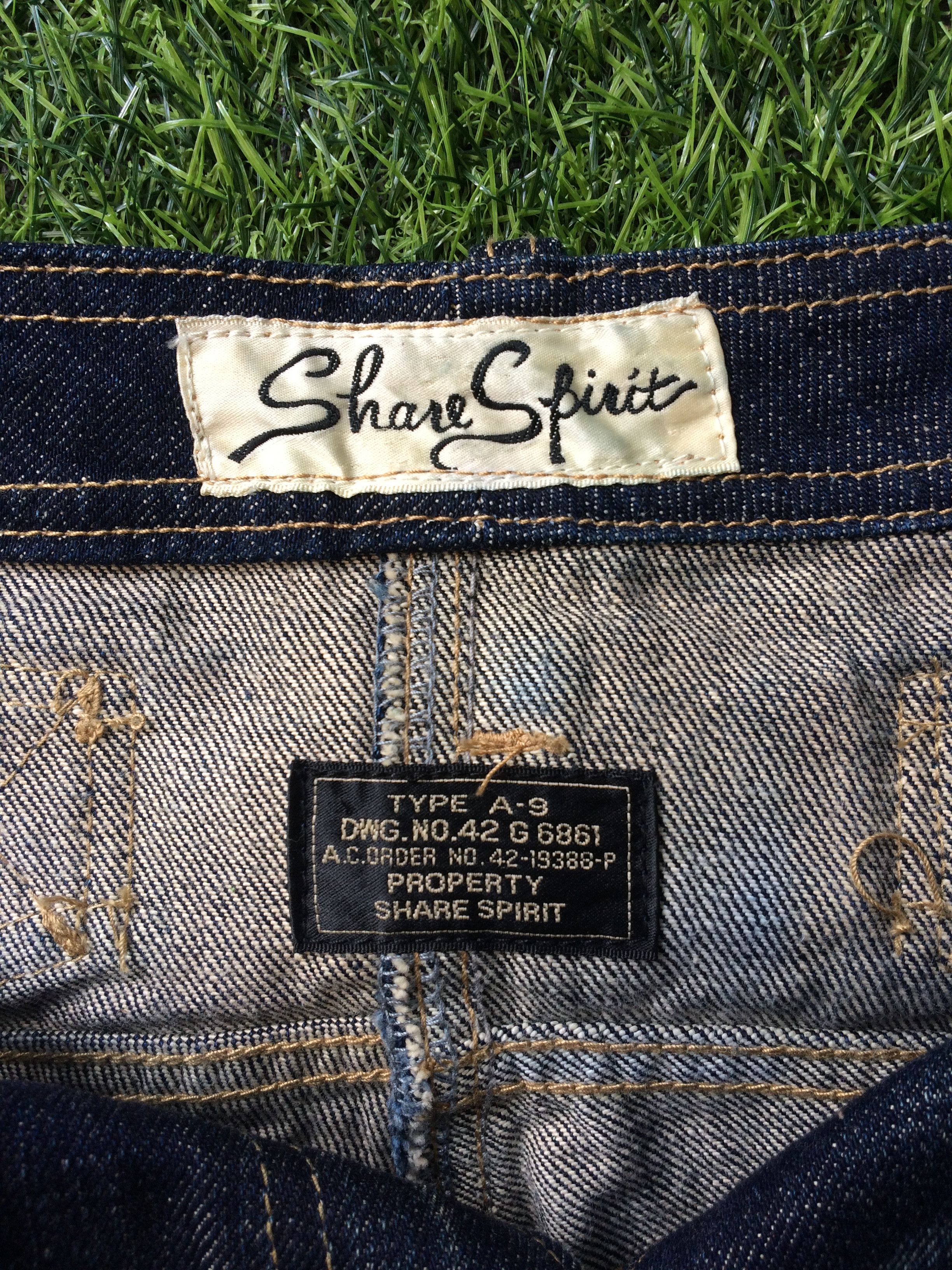Japanese Brand Japanese Painted Flared Denim Jeans #D-362 Size 25" / US 0 / IT 36 - 11 Thumbnail