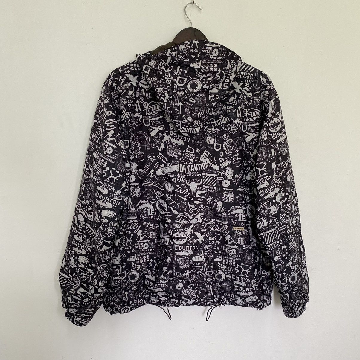 Japanese Brand × Vintage Vintage Burton Full Print Printed Hoodie Zip Up Jacket Size US XL / EU 56 / 4 - 5 Thumbnail