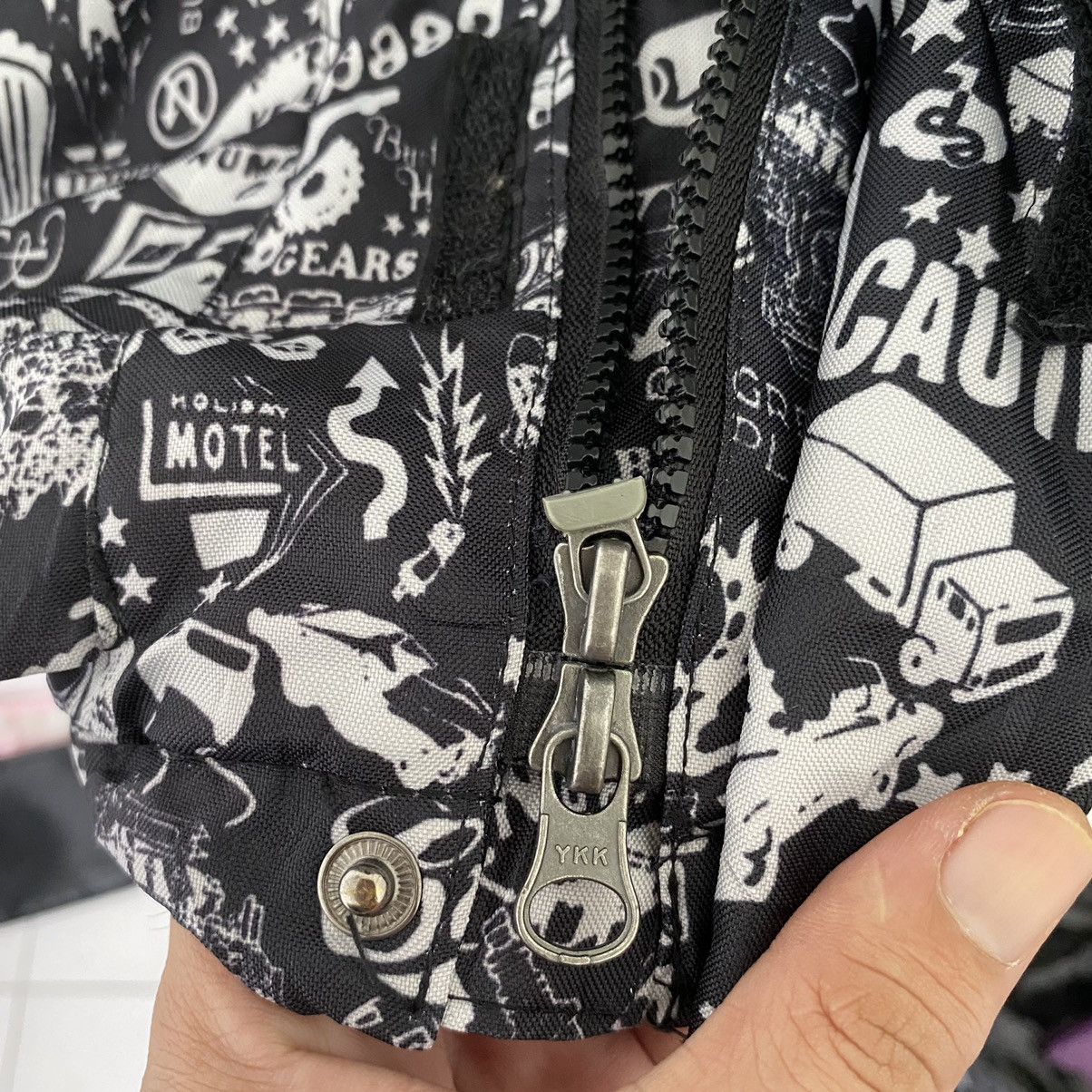 Japanese Brand × Vintage Vintage Burton Full Print Printed Hoodie Zip Up Jacket Size US XL / EU 56 / 4 - 16 Thumbnail